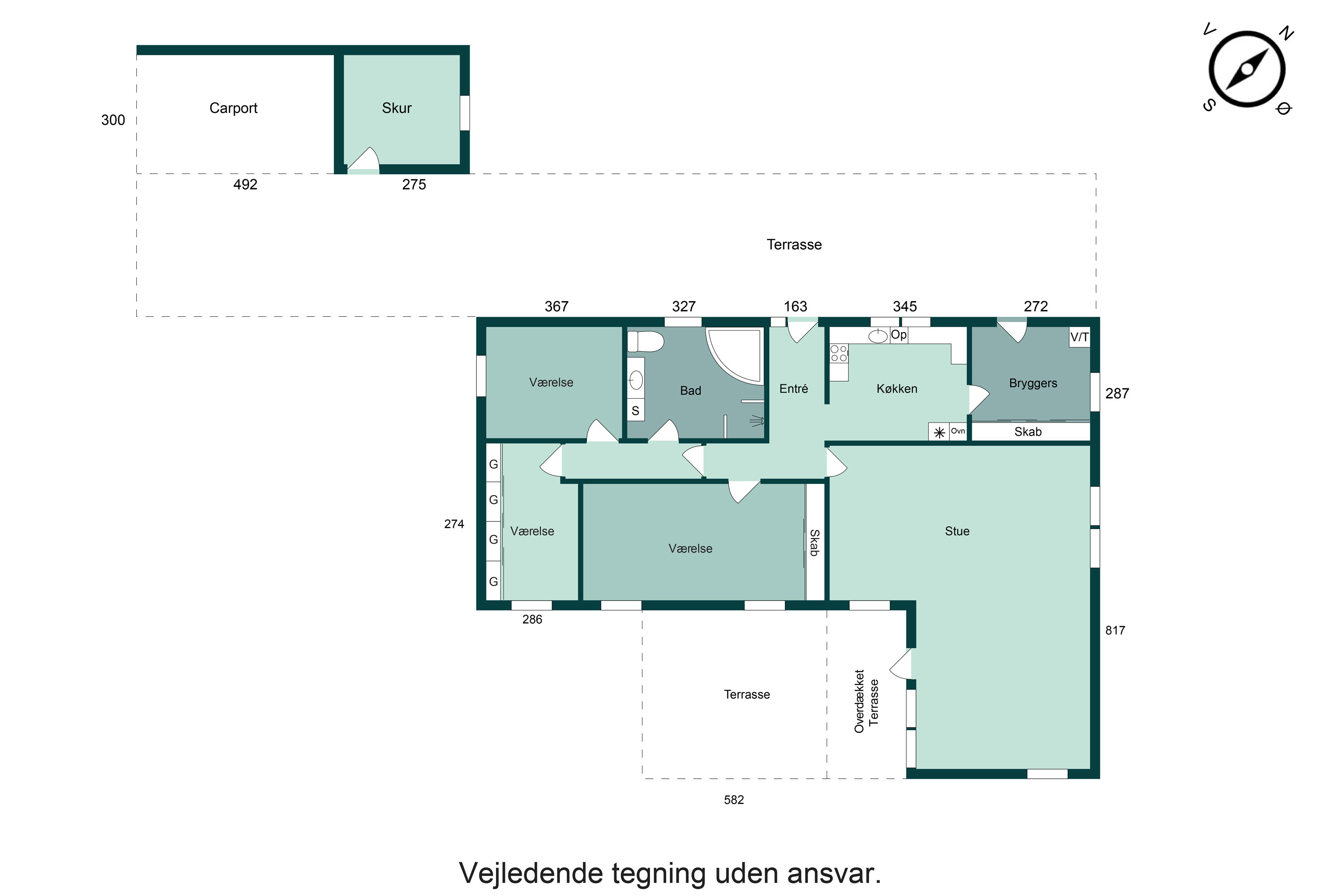 Plantegninger billede af Birkevangen 20, 7130 Juelsminde