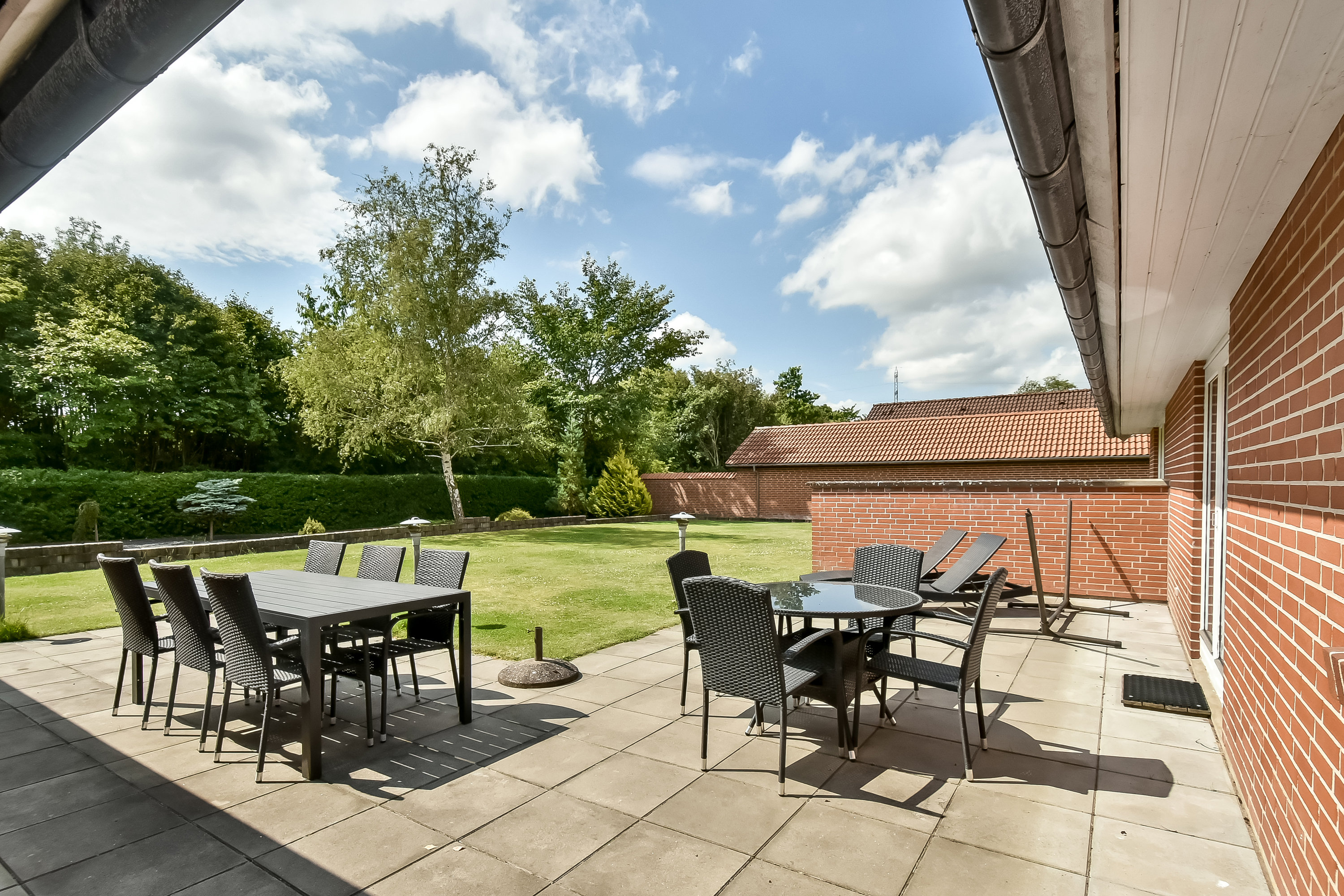 Fremhævet terrasse billede i fuldskærmstilstand. Billede af Vildbjergvænget 7, Tjørring, 7400 Herning