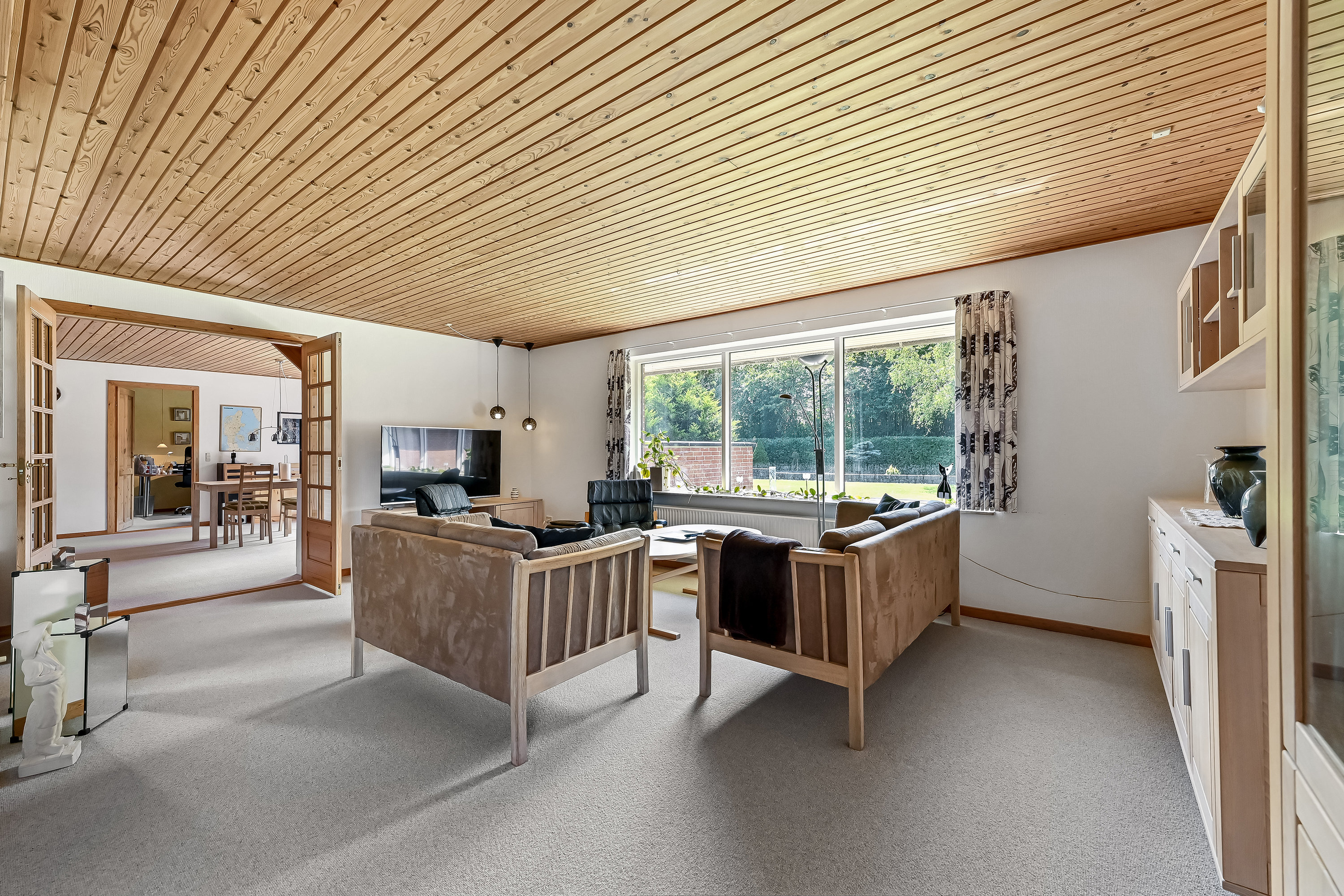 Fremhævet stue billede i fuldskærmstilstand. Billede af Vildbjergvænget 7, Tjørring, 7400 Herning