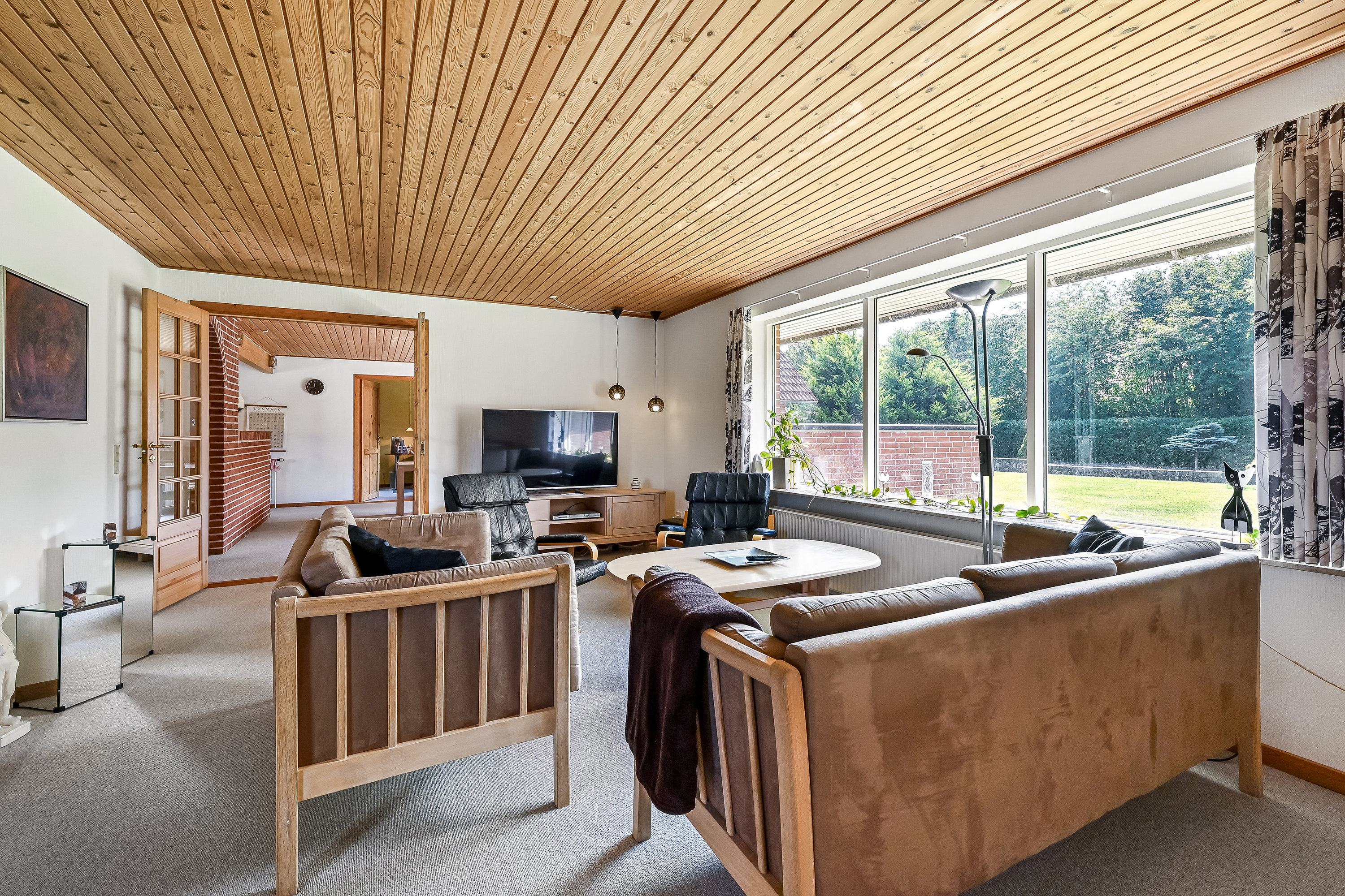 Fremhævet stue billede i fuldskærmstilstand. Billede af Vildbjergvænget 7, Tjørring, 7400 Herning