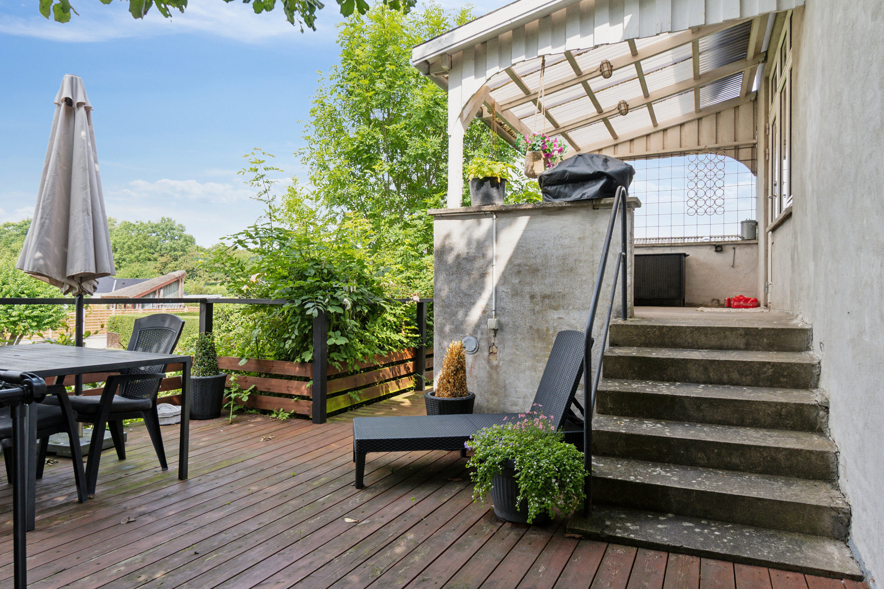 Fremhævet terrasse billede i fuldskærmstilstand. Billede af Gyldenløvesgade 18, 4200 Slagelse