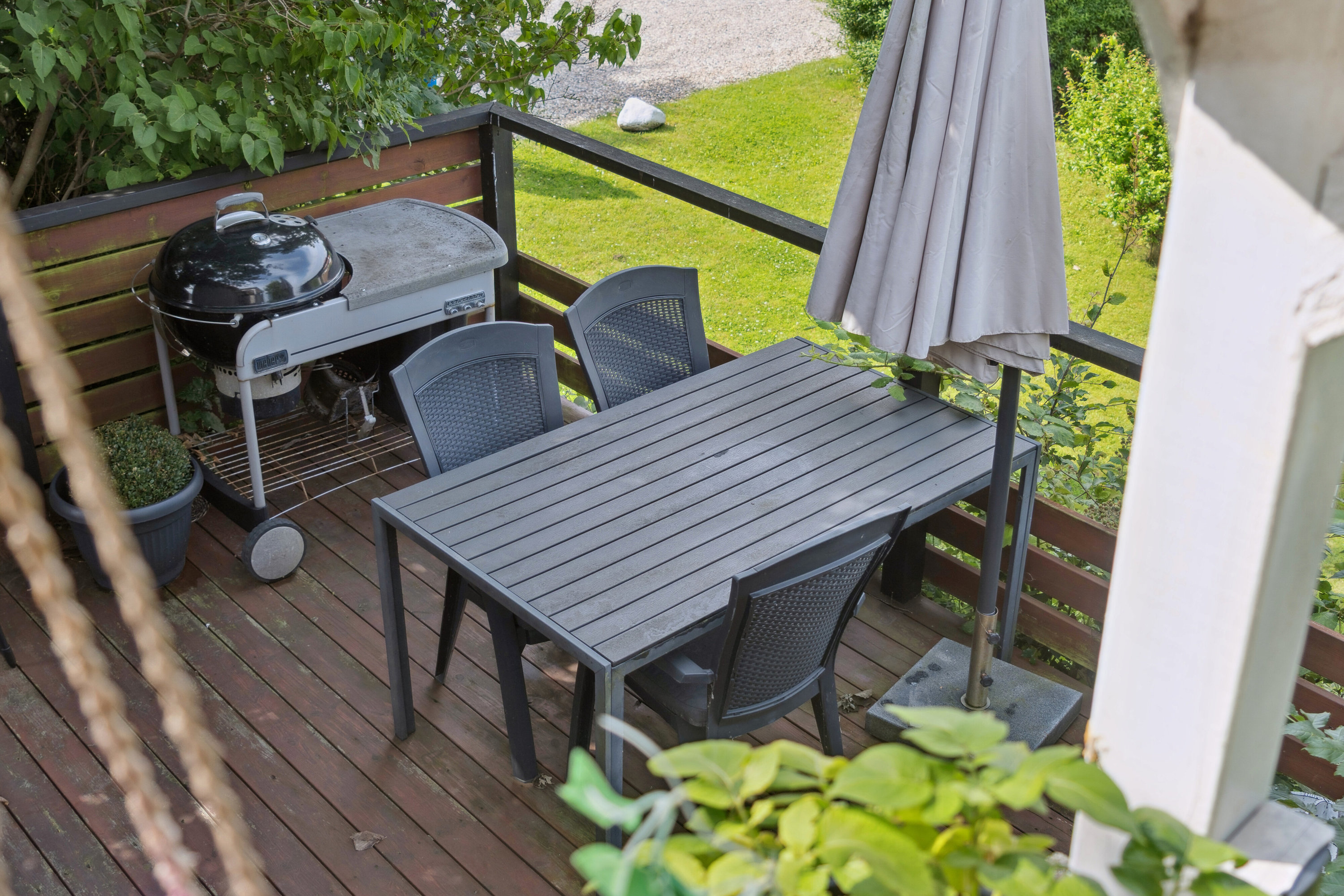 Fremhævet terrasse billede i fuldskærmstilstand. Billede af Gyldenløvesgade 18, 4200 Slagelse