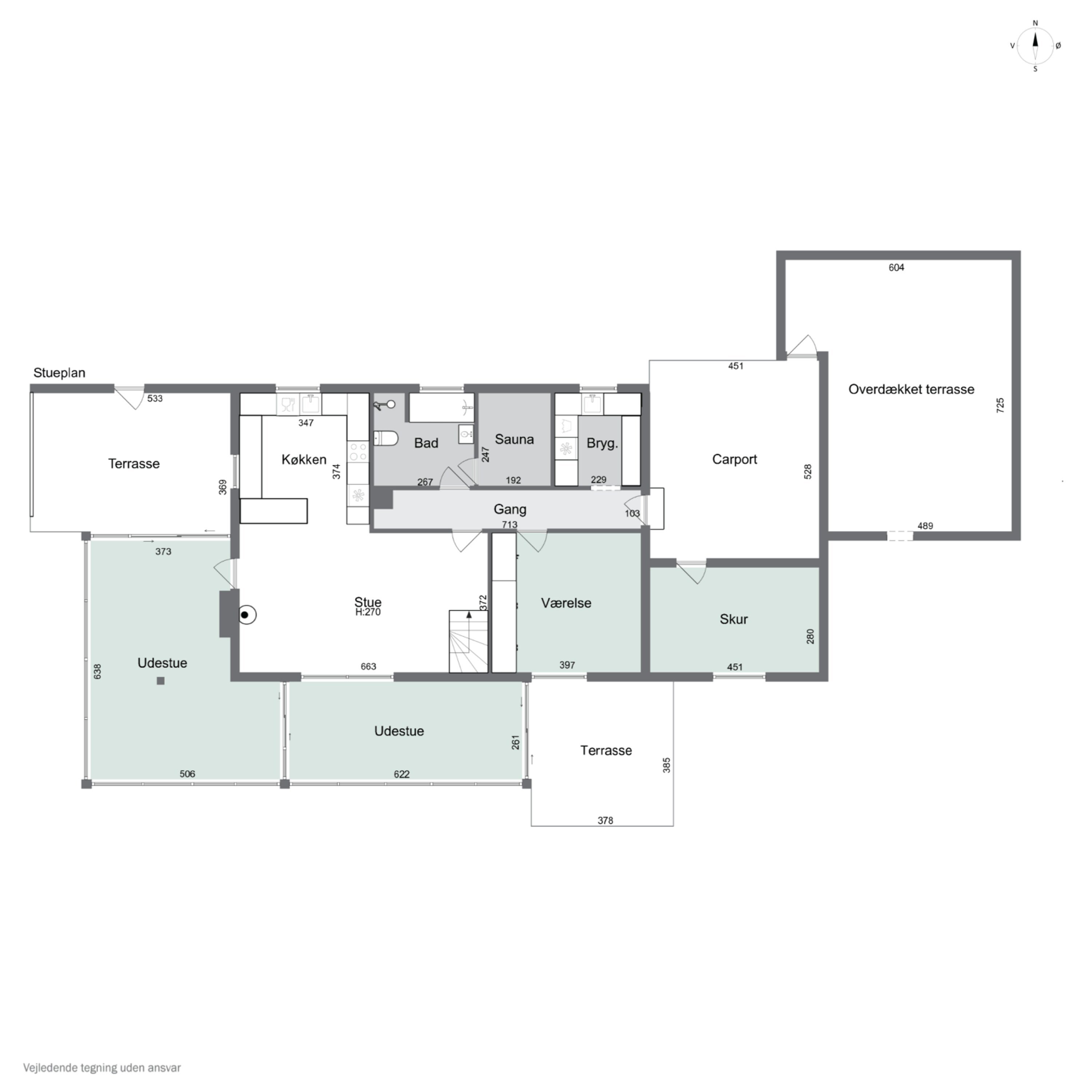 Plantegninger billede af Blichersvej 4, 4500 Nykøbing Sj