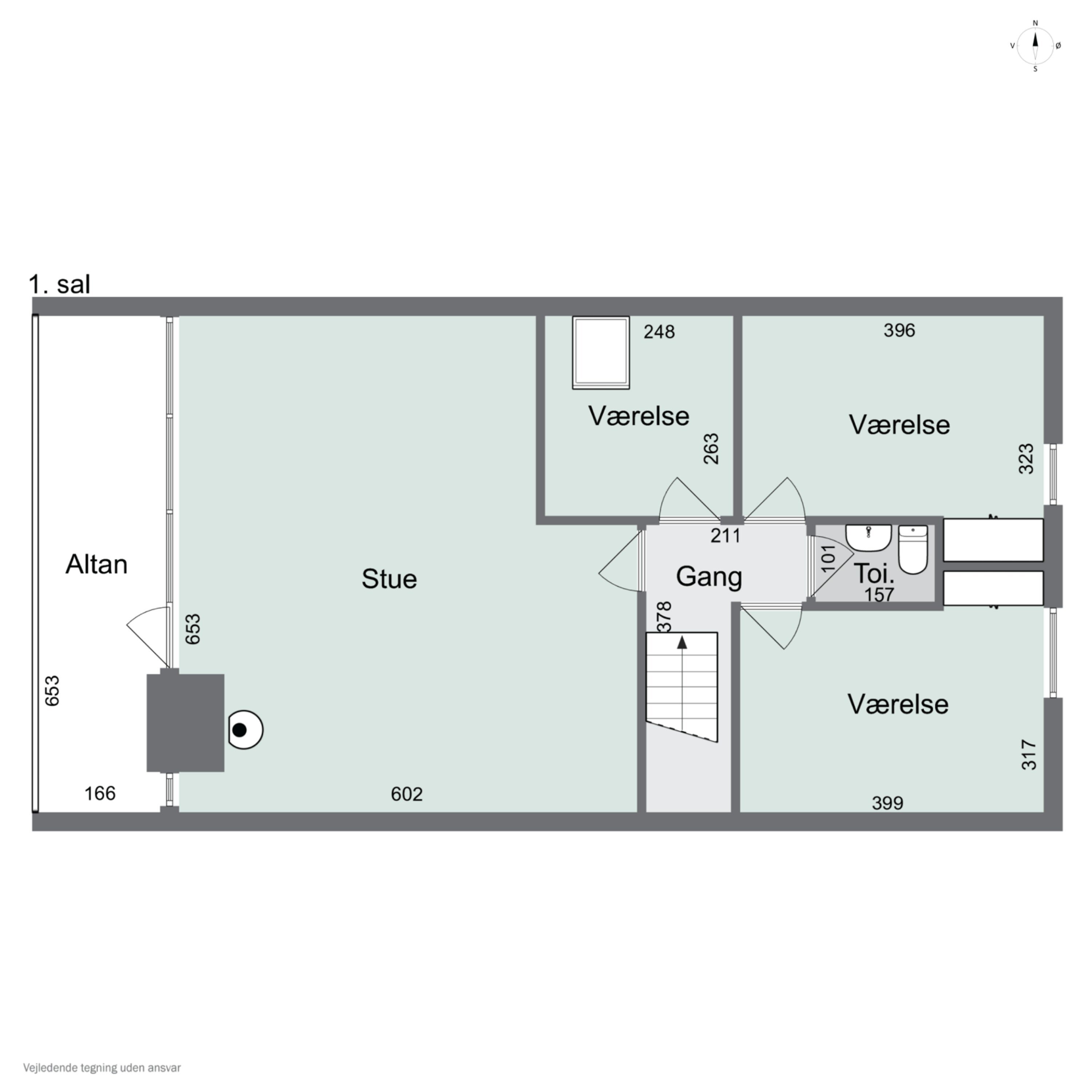 Plantegninger billede af Blichersvej 4, 4500 Nykøbing Sj