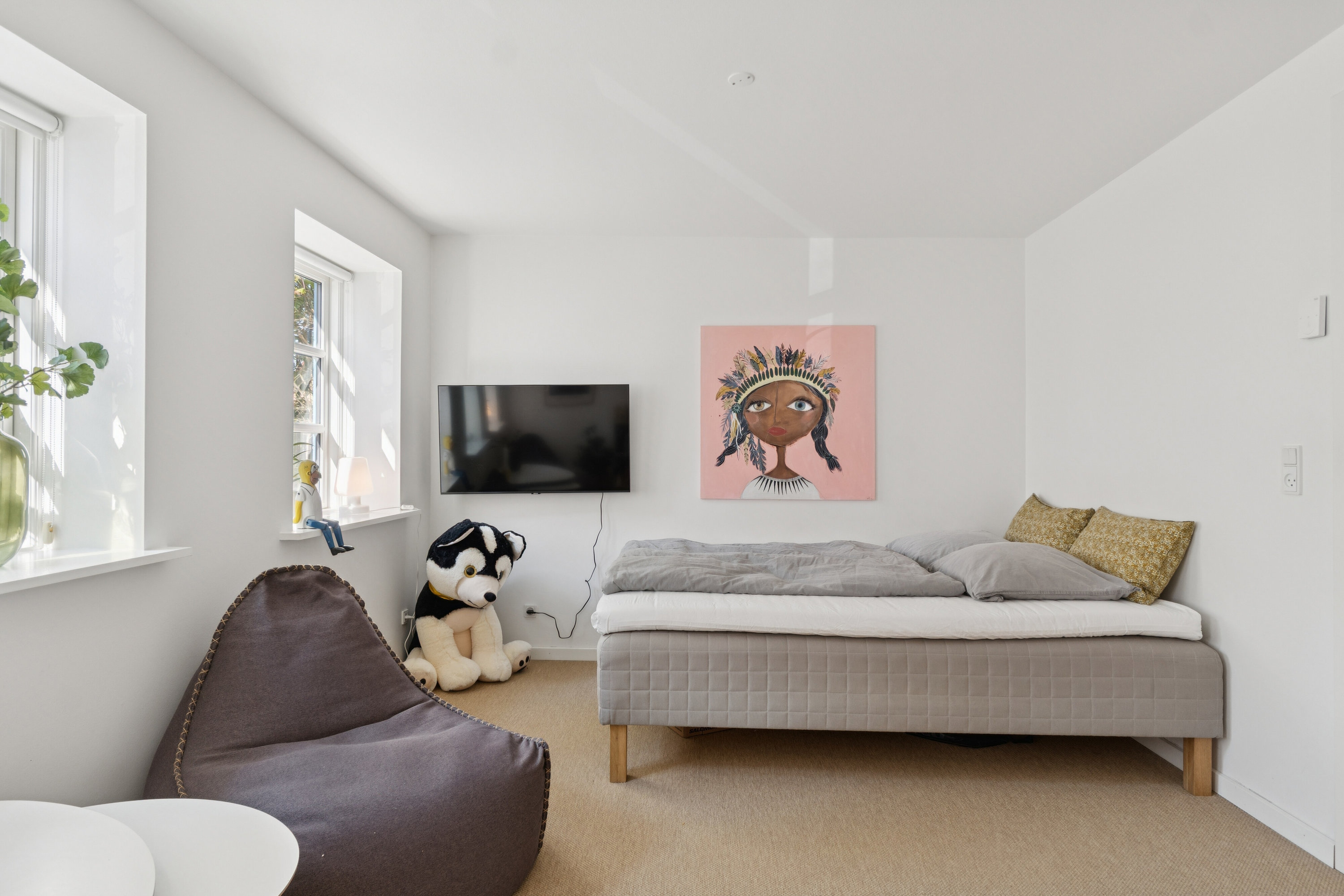 Fremhævet soveværelse billede i fuldskærmstilstand. Billede af Store Kirkestræde 10, 9800 Hjørring