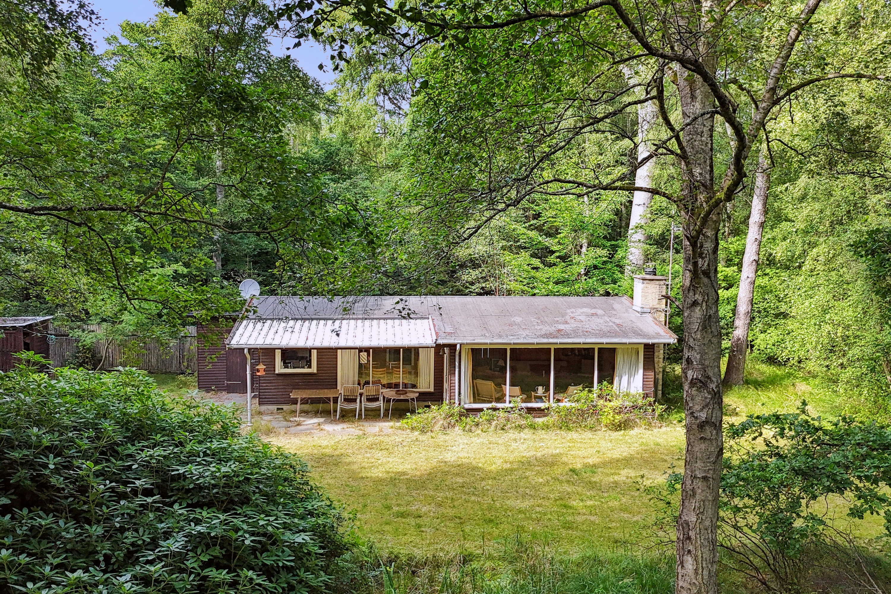 Fremhævet set fra haven billede i fuldskærmstilstand. Billede af Ranunkelstien 3, Sandet, 3300 Frederiksværk