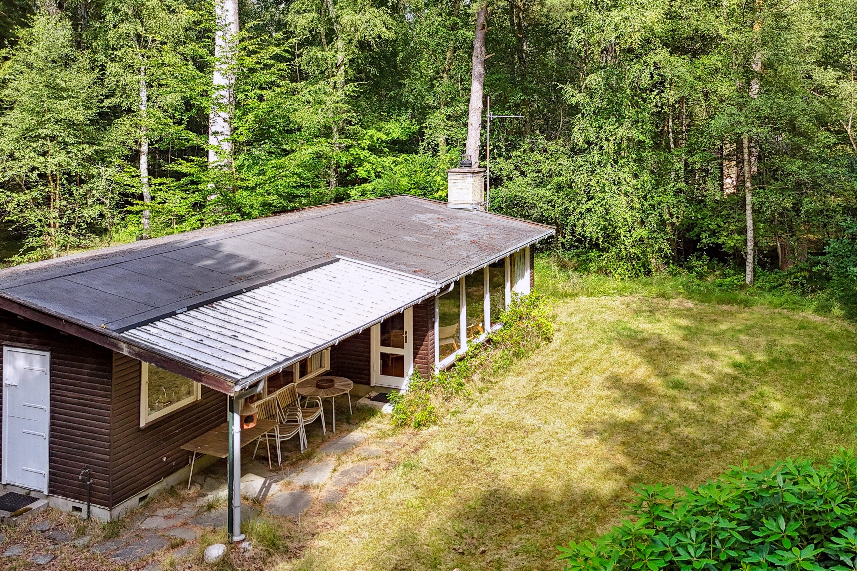 Fremhævet set fra haven billede i fuldskærmstilstand. Billede af Ranunkelstien 3, Sandet, 3300 Frederiksværk