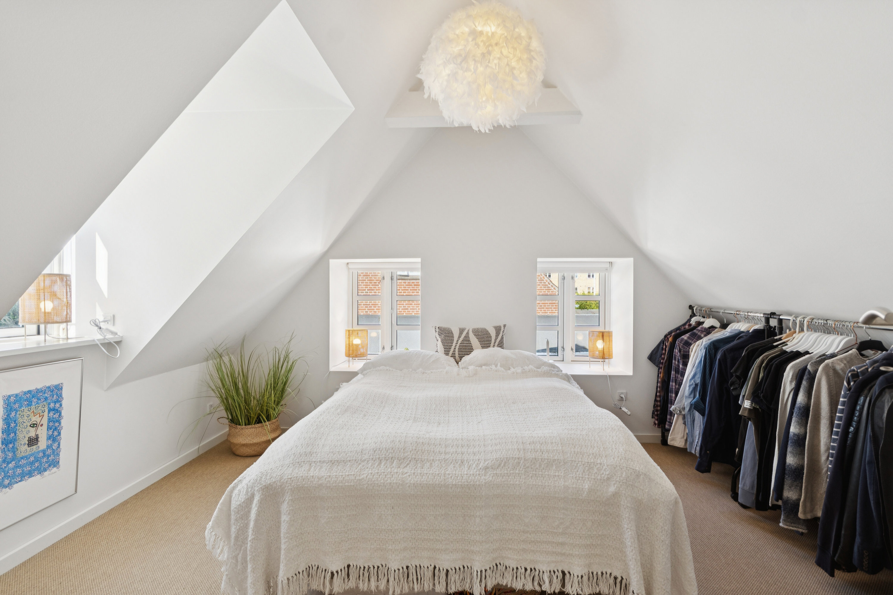 Fremhævet soveværelse billede i fuldskærmstilstand. Billede af Store Kirkestræde 10, 9800 Hjørring