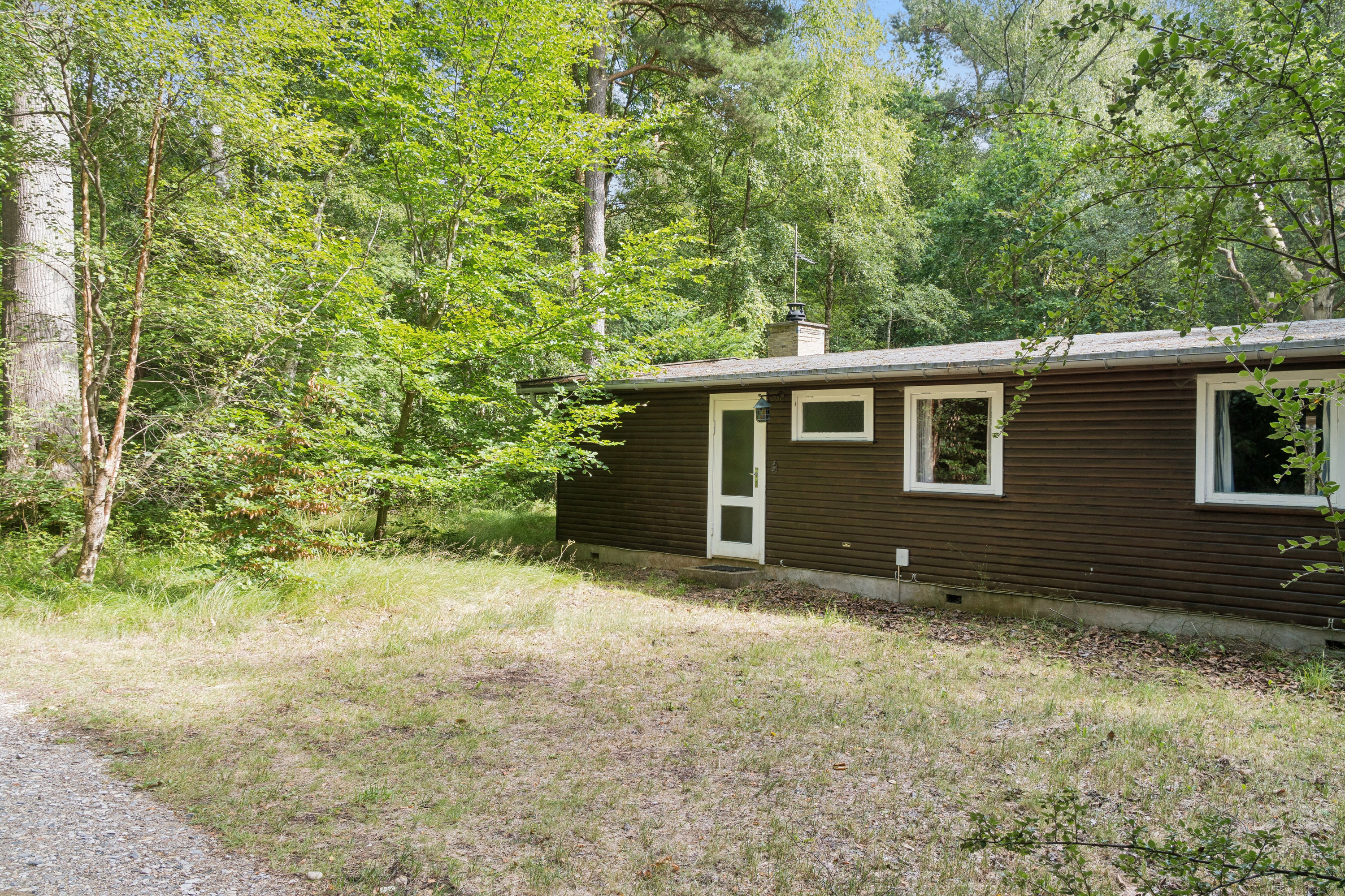 Fremhævet set fra haven billede i fuldskærmstilstand. Billede af Ranunkelstien 3, Sandet, 3300 Frederiksværk