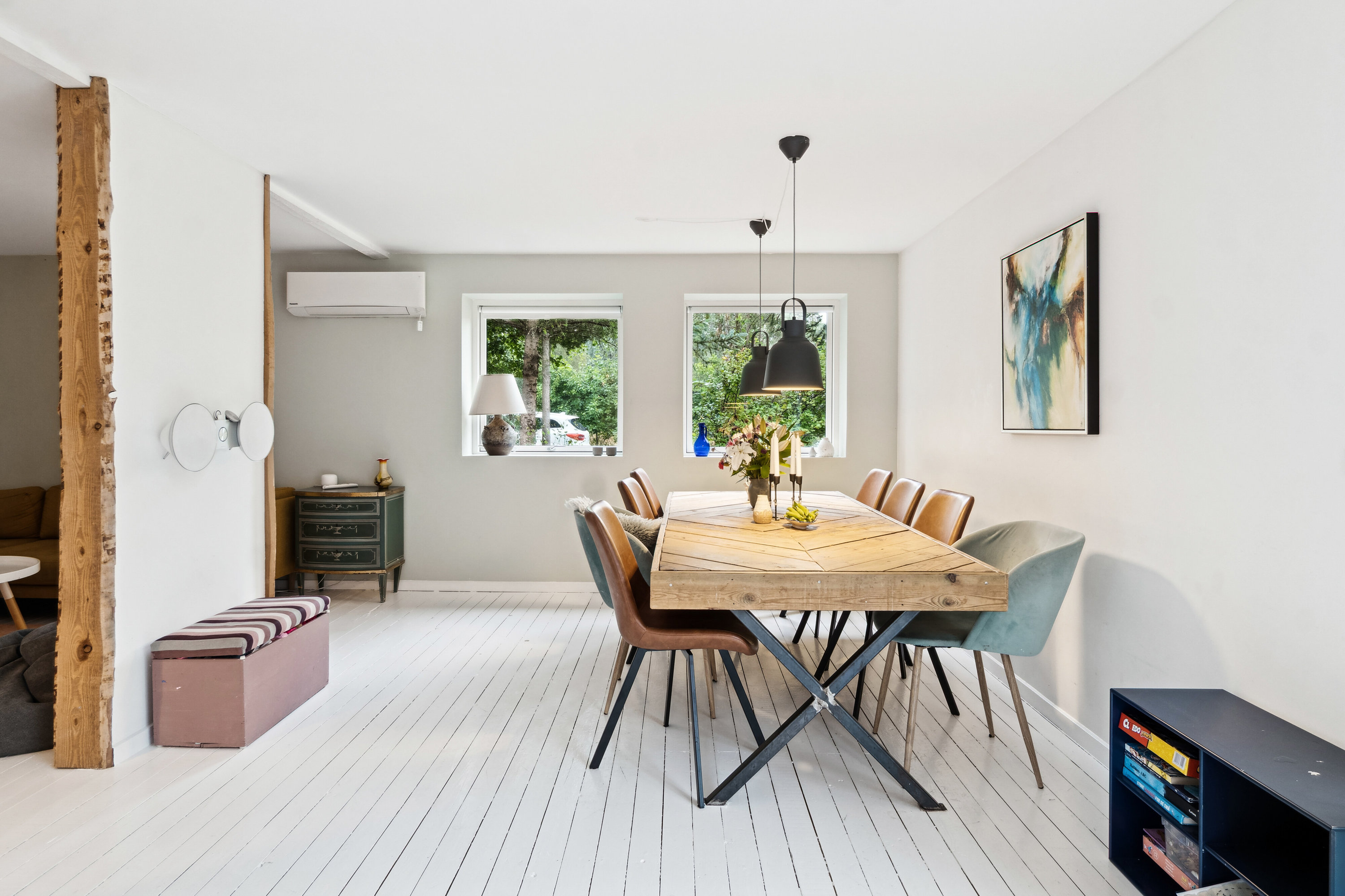 Fremhævet spisestue billede i fuldskærmstilstand. Billede af Høgevej 13, Indelukket, 4550 Asnæs