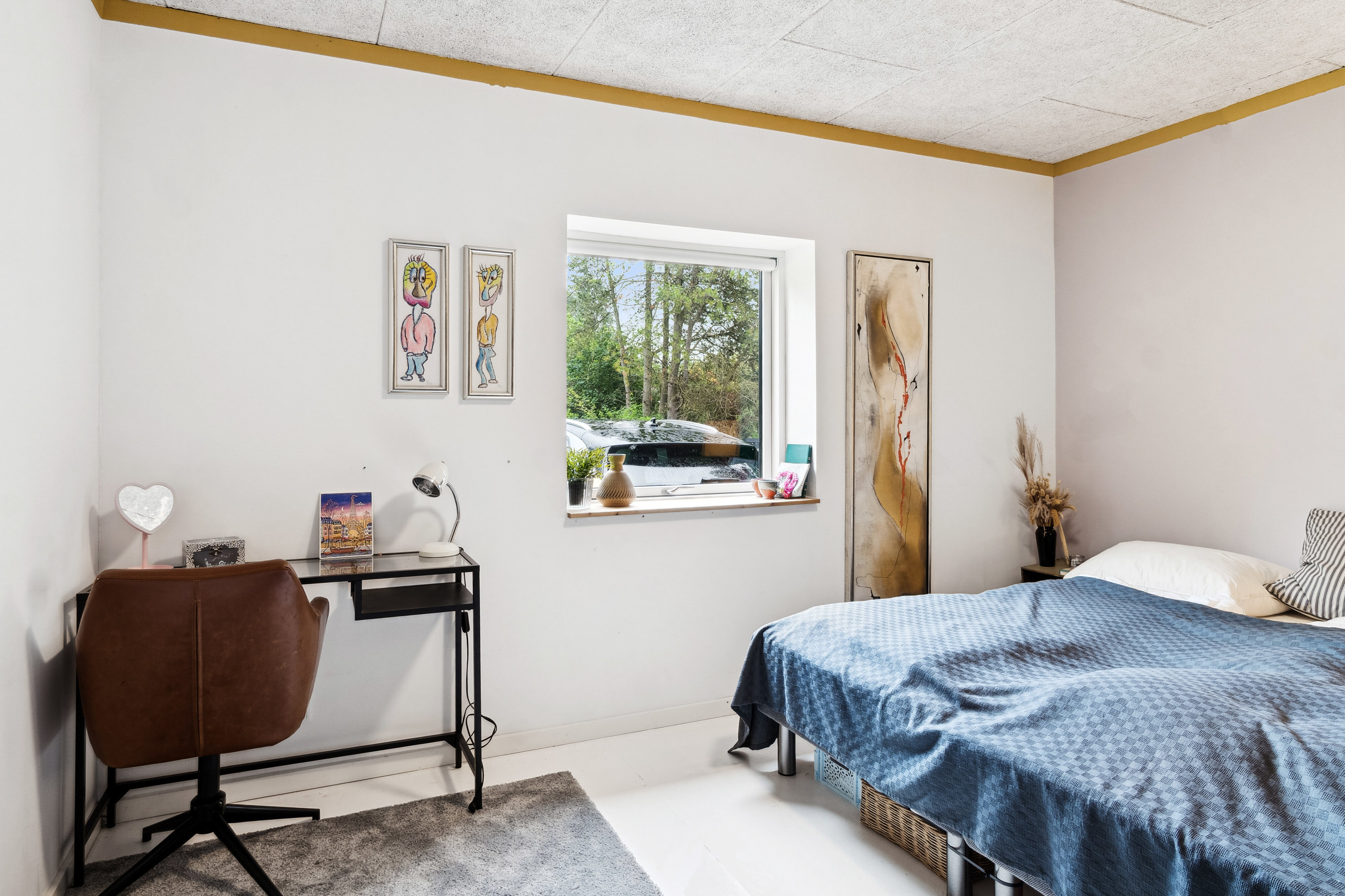 Fremhævet soveværelse billede i fuldskærmstilstand. Billede af Høgevej 13, Indelukket, 4550 Asnæs