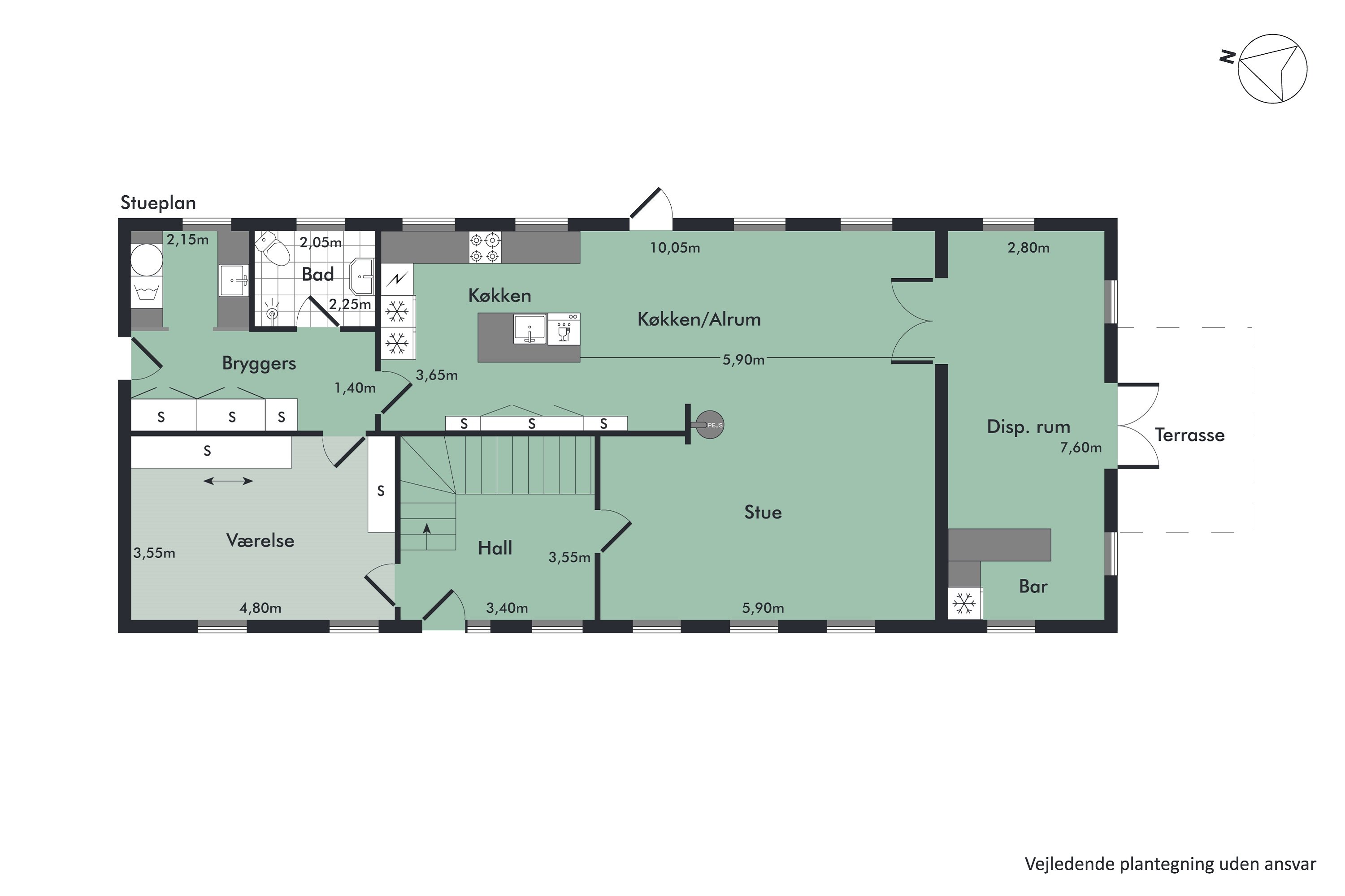 Plantegninger billede af Zincksvej 31, 9230 Svenstrup J