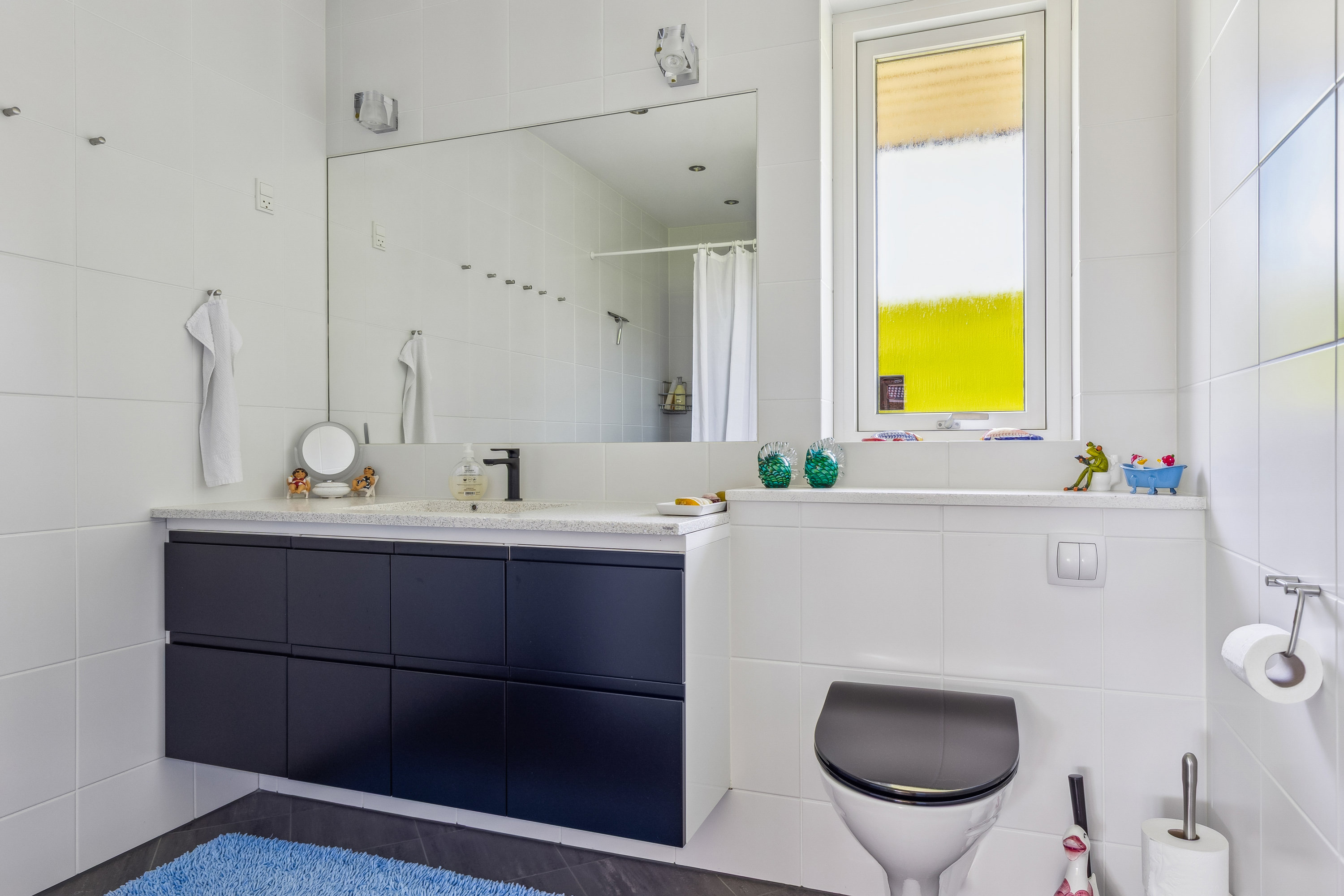 Fremhævet badeværelse billede i fuldskærmstilstand. Billede af Bonderosevej 8, 4450 Jyderup