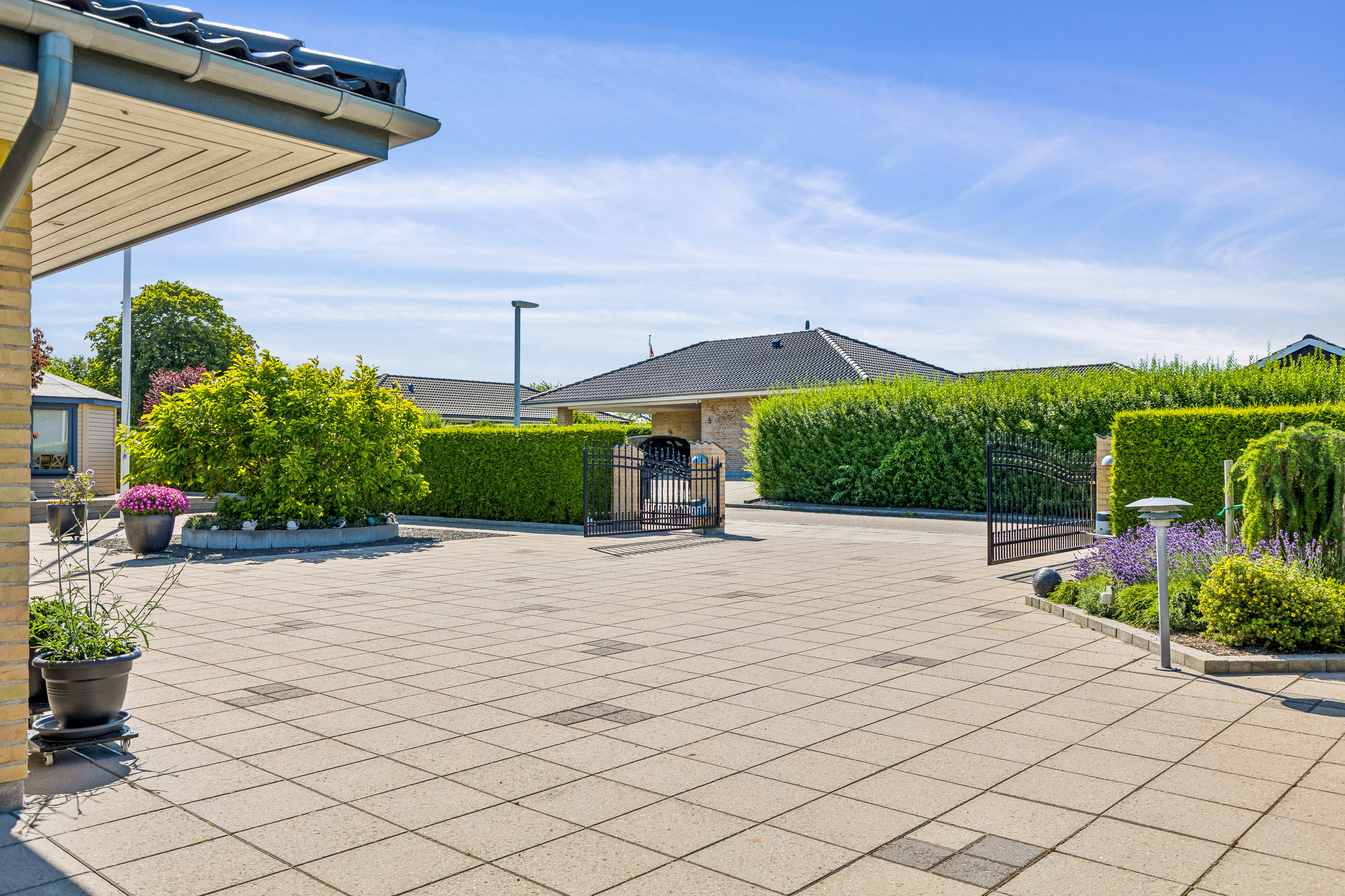 Fremhævet terrasse billede i fuldskærmstilstand. Billede af Bonderosevej 8, 4450 Jyderup