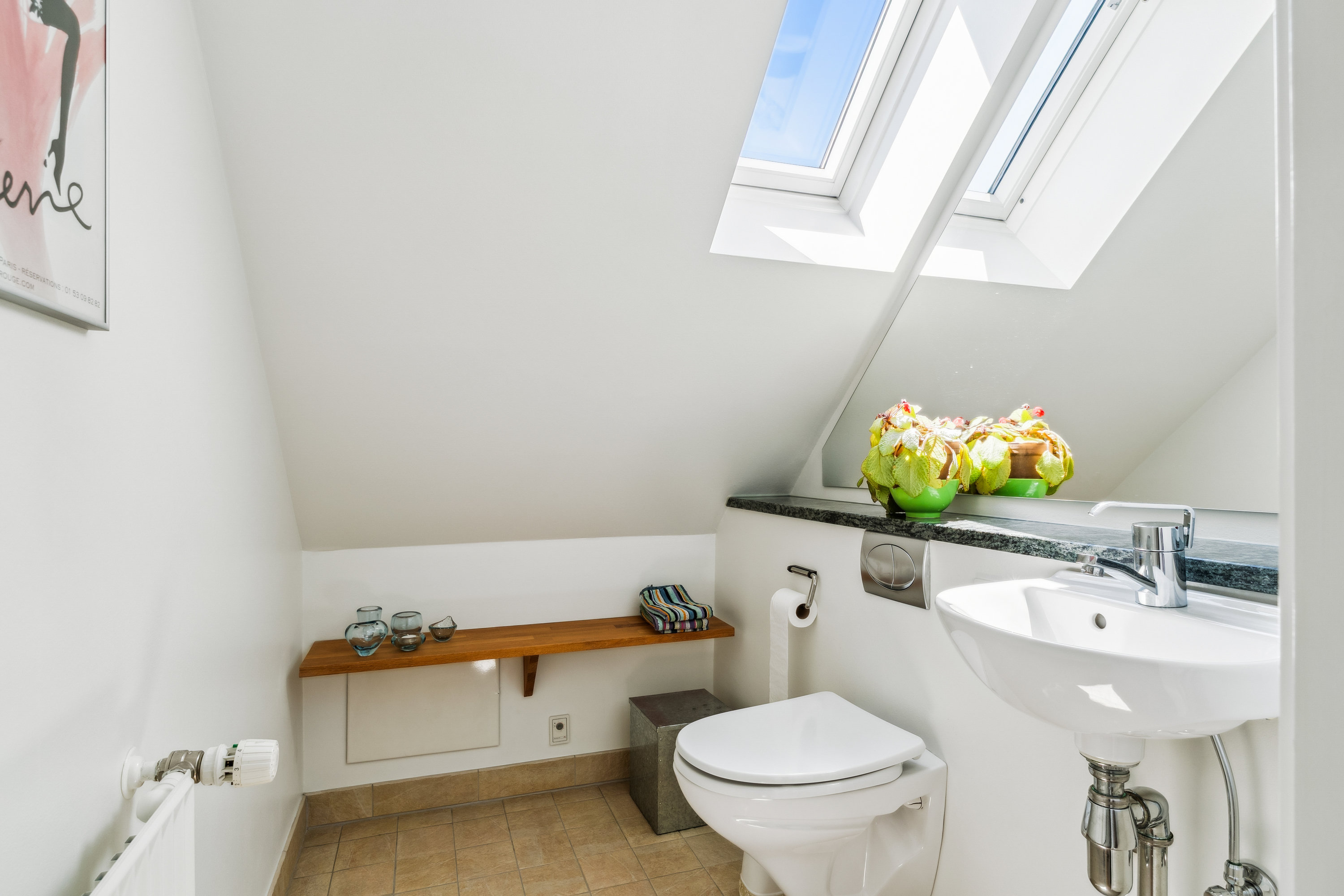 Fremhævet badeværelse billede i fuldskærmstilstand. Billede af Fridtjof Nansens Plads 3, 5. th., 2100 København Ø