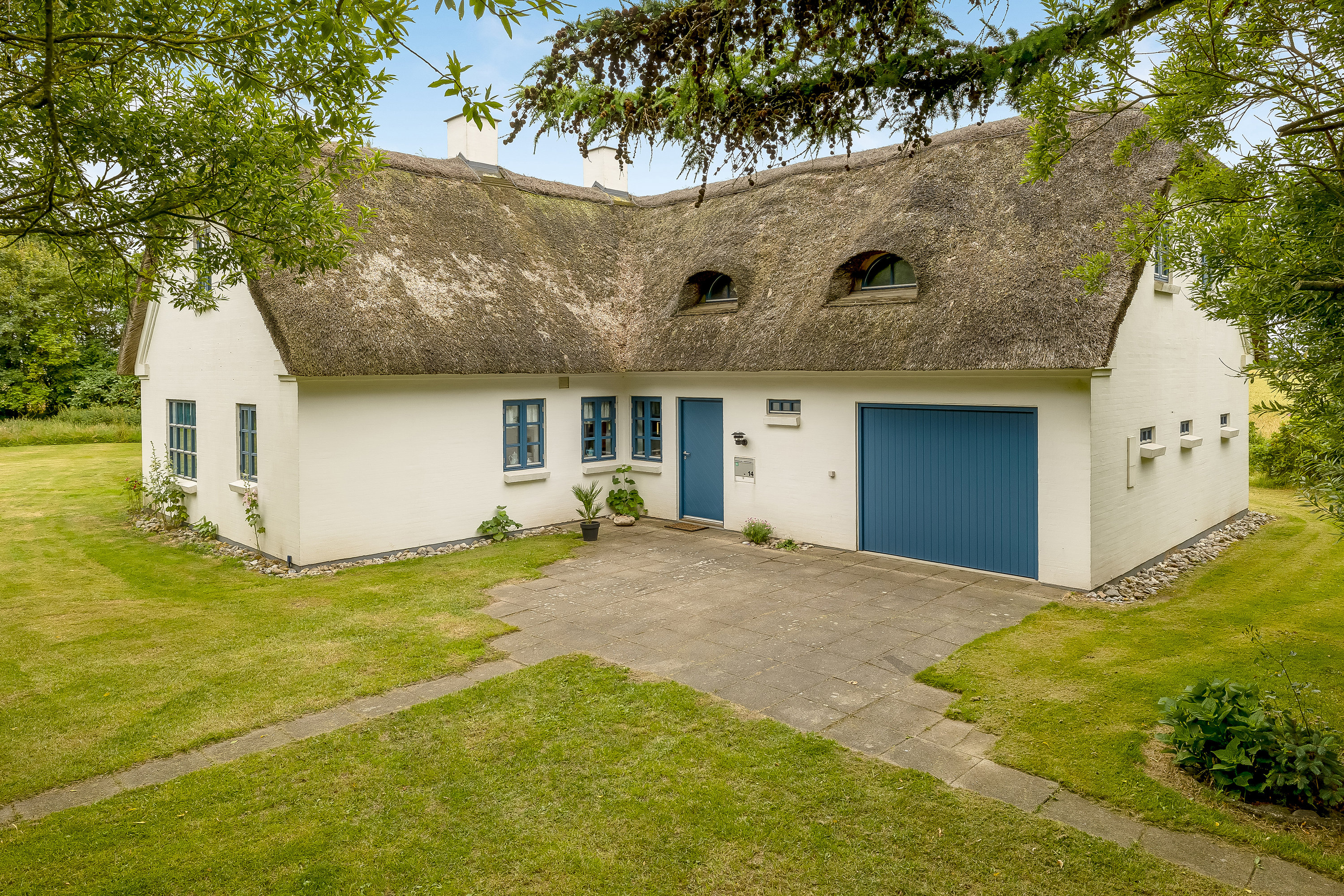 Fremhævet have billede i fuldskærmstilstand. Billede af Skelmosevej 14, Stadil, 6980 Tim