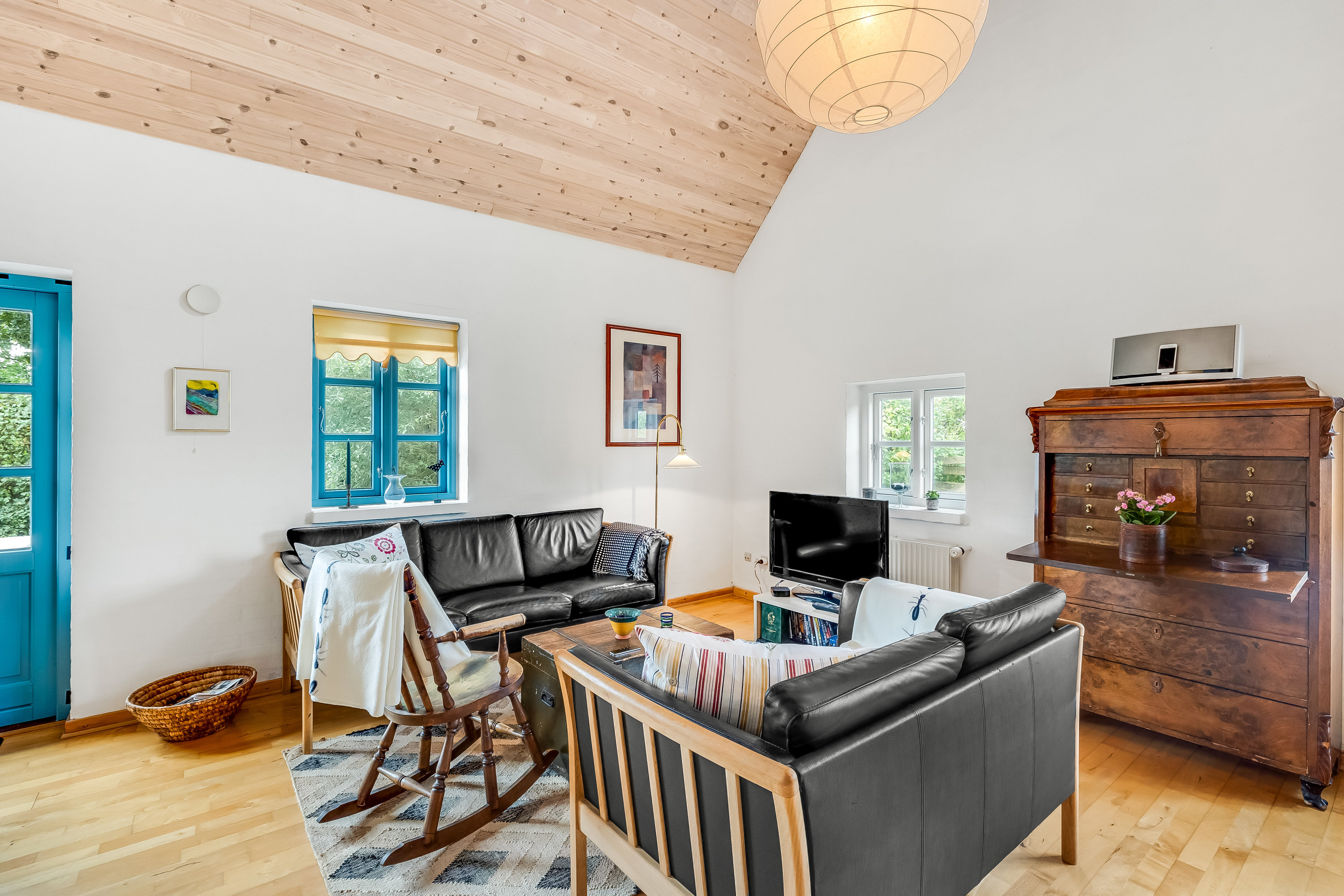 Fremhævet stue billede i fuldskærmstilstand. Billede af Skelmosevej 14, Stadil, 6980 Tim