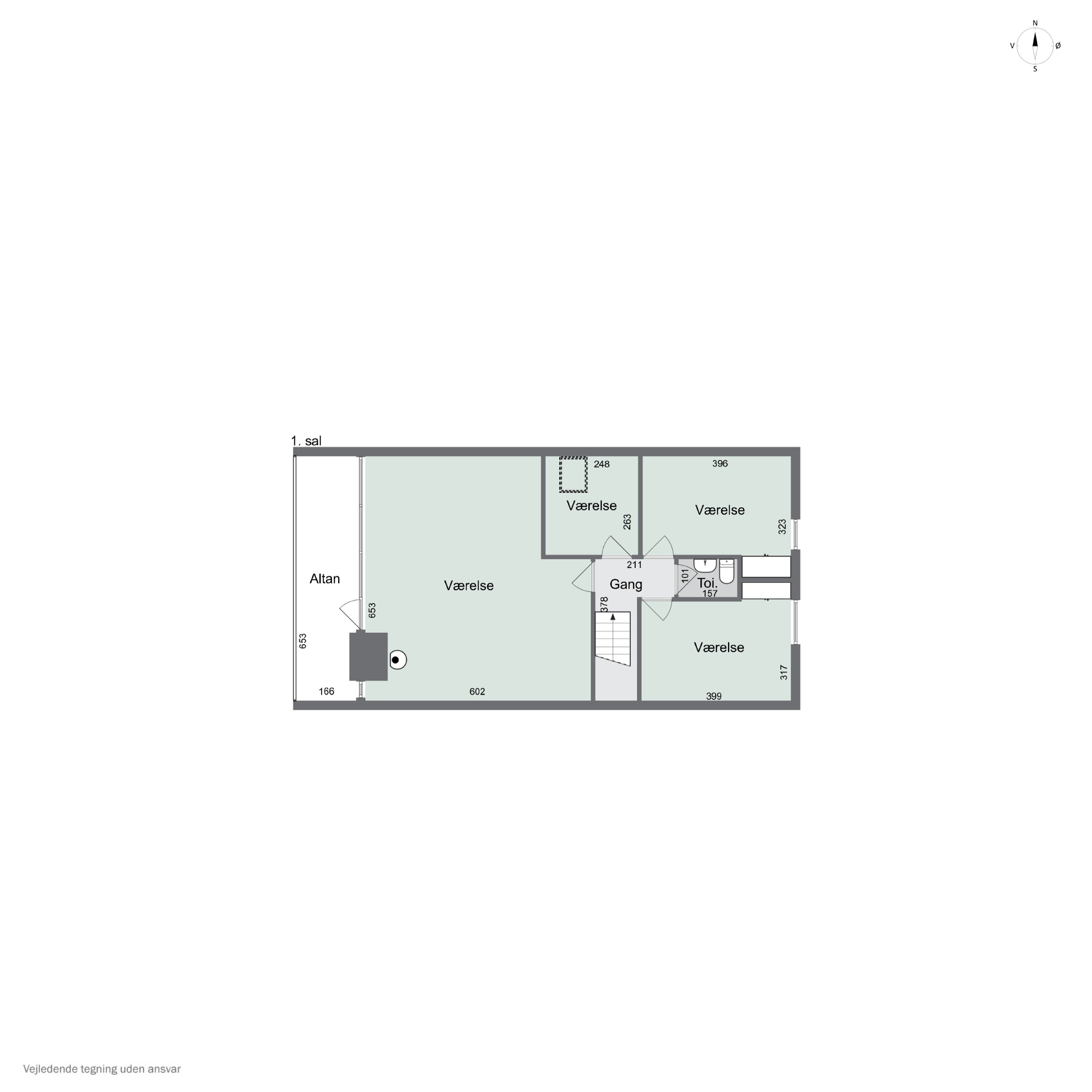 Plantegninger billede af Blichersvej 4, 4500 Nykøbing Sj