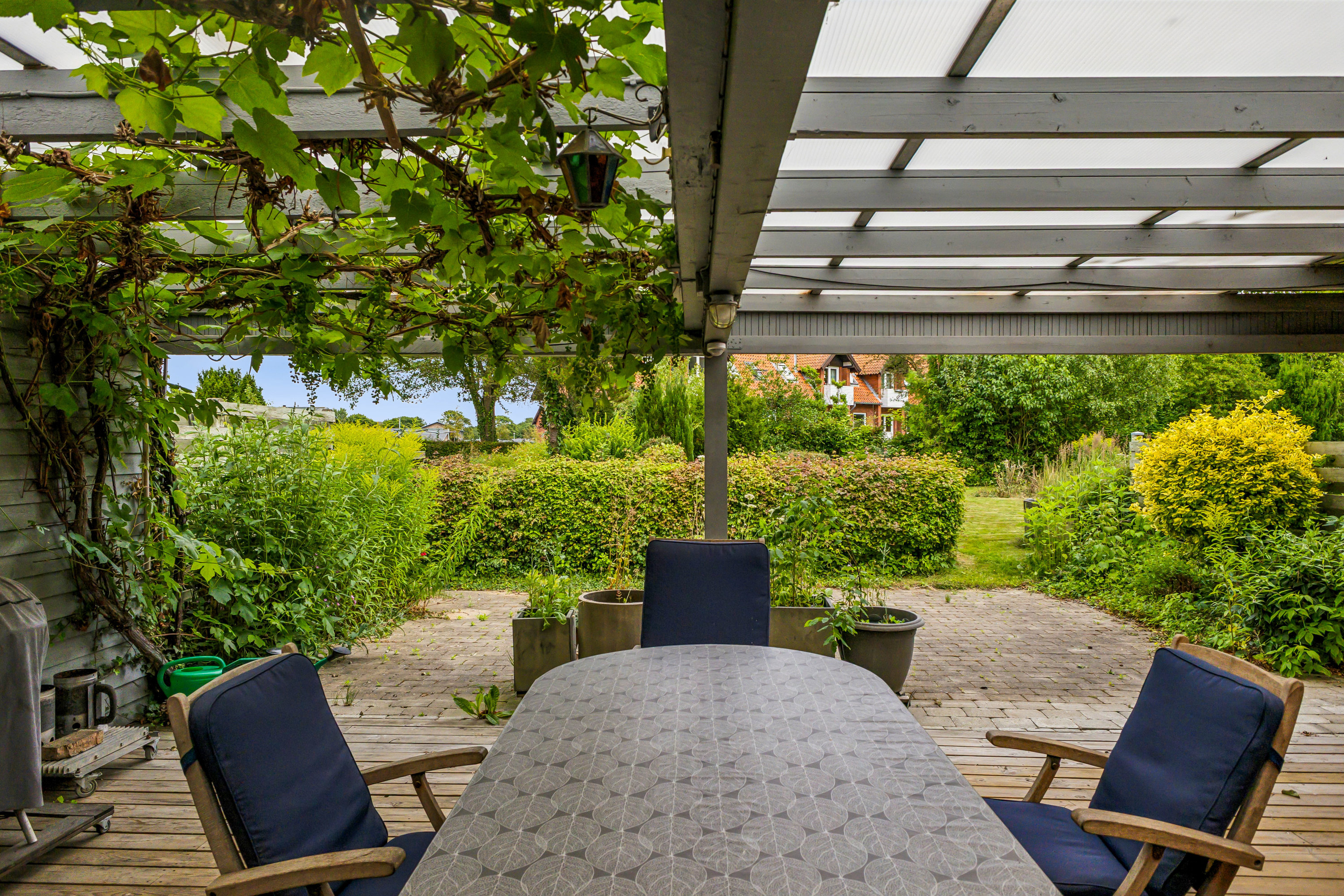 Fremhævet terrasse billede i fuldskærmstilstand. Billede af Løjtertoft 23, 6430 Nordborg