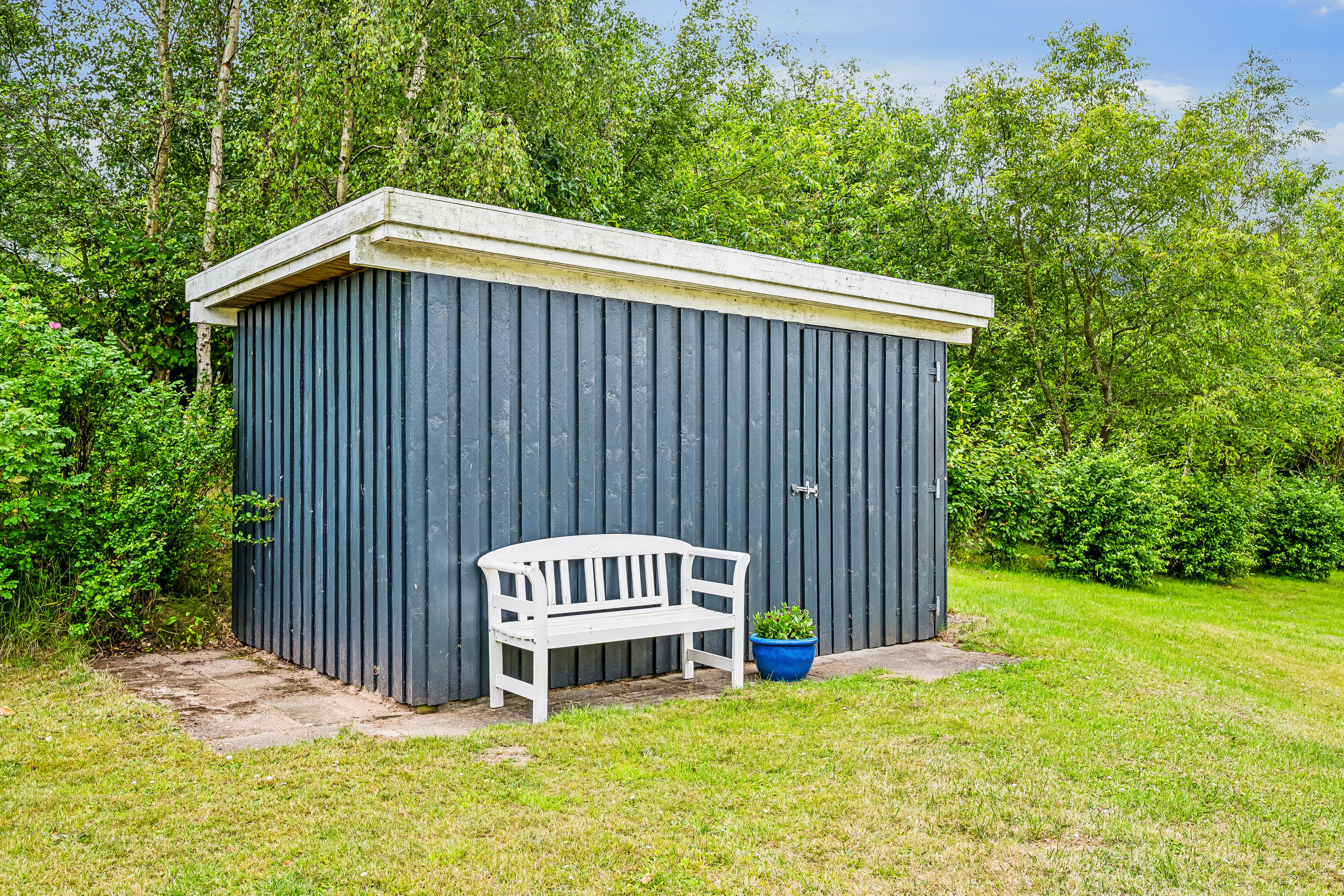 Fremhævet have billede i fuldskærmstilstand. Billede af Tronhøjvej 7, Kongsgårde, 8420 Knebel