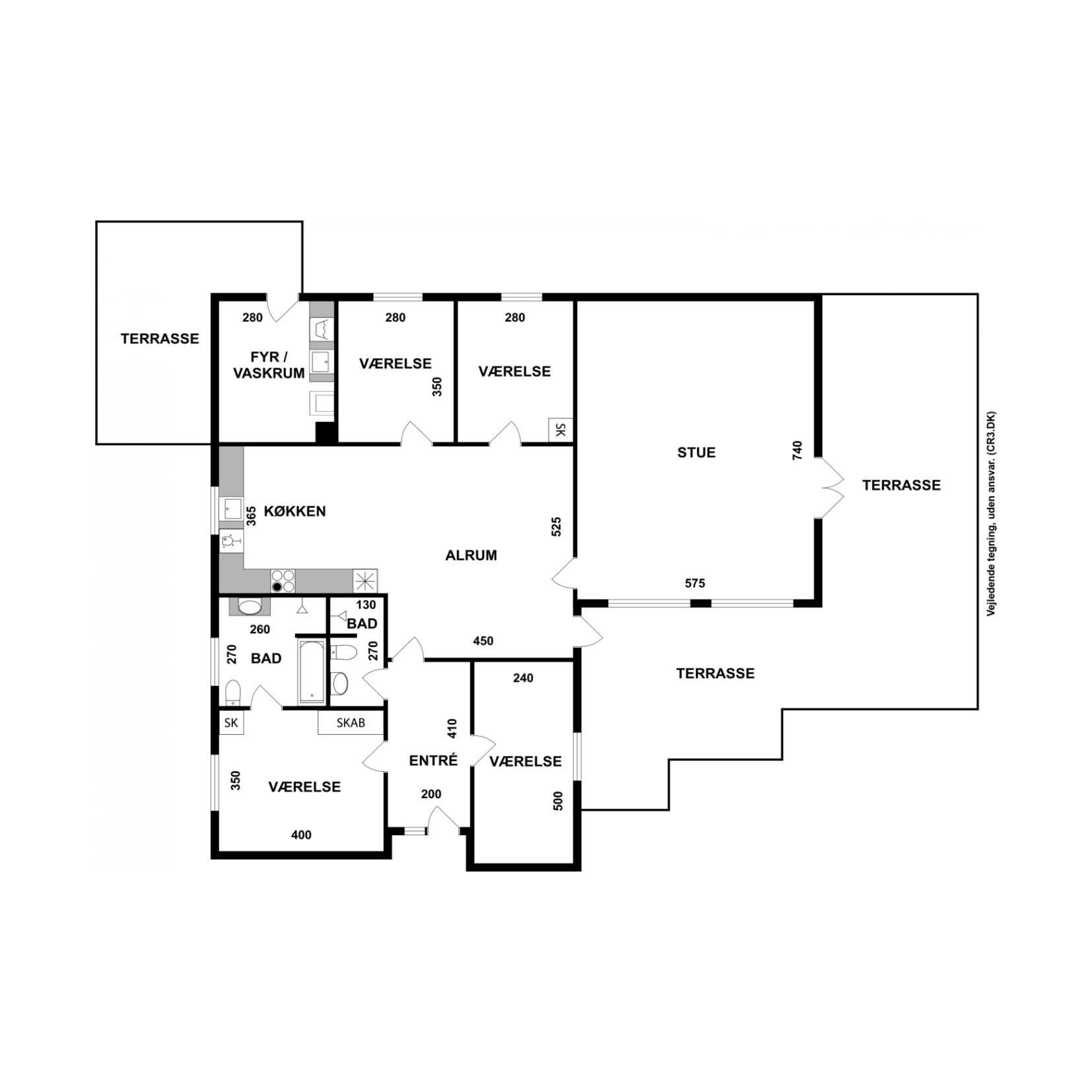 Plantegninger billede af Kalundborgvej 140A, 4300 Holbæk