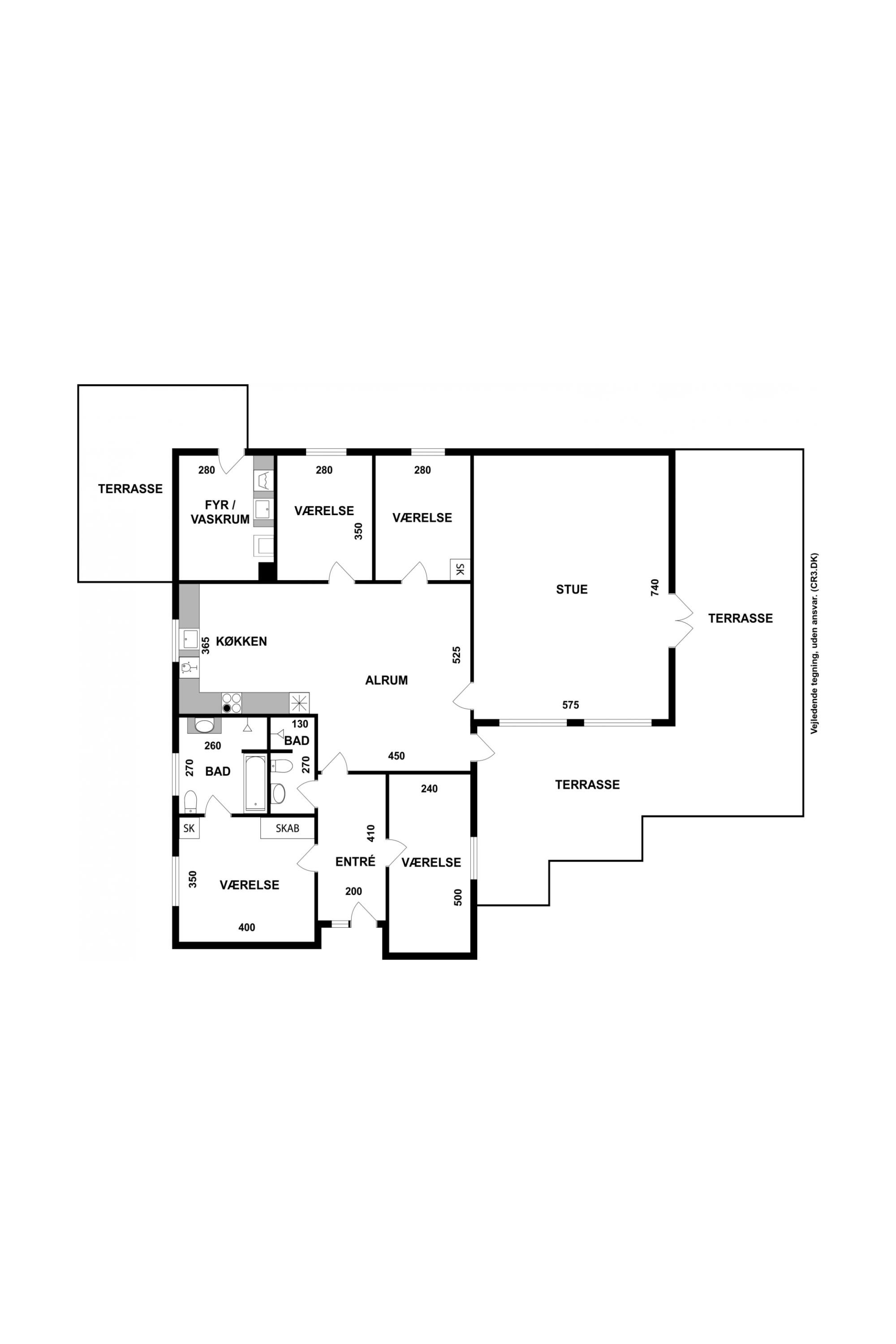 Plantegninger billede af Kalundborgvej 140A, 4300 Holbæk