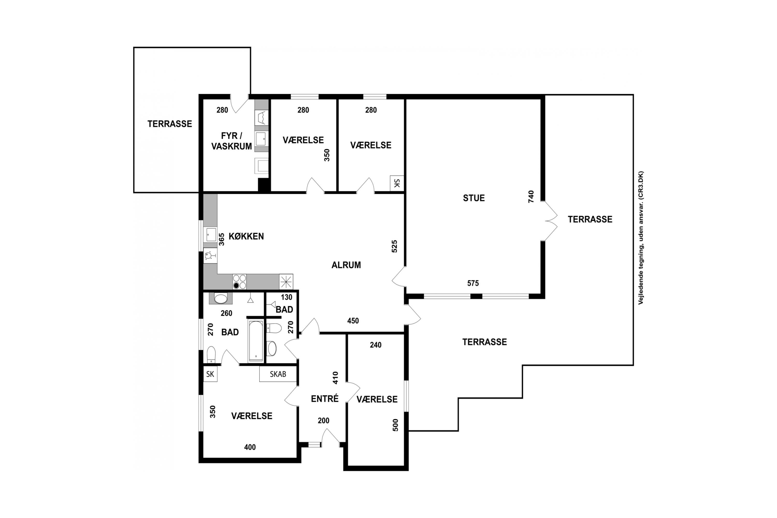 Plantegninger billede af Kalundborgvej 140A, 4300 Holbæk