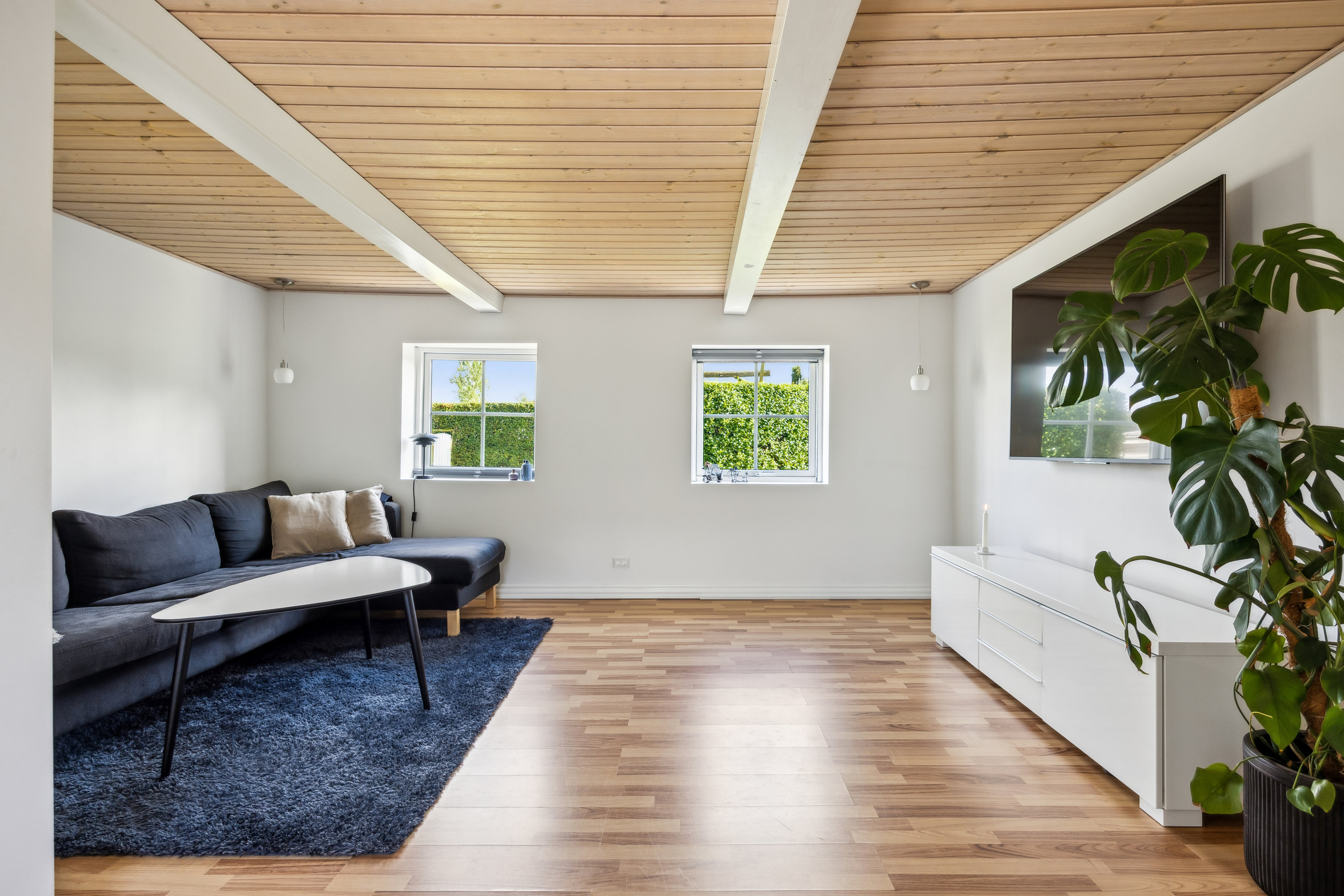 Fremhævet stue billede i fuldskærmstilstand. Billede af Søndermarksvej 5, Stenild, 9500 Hobro