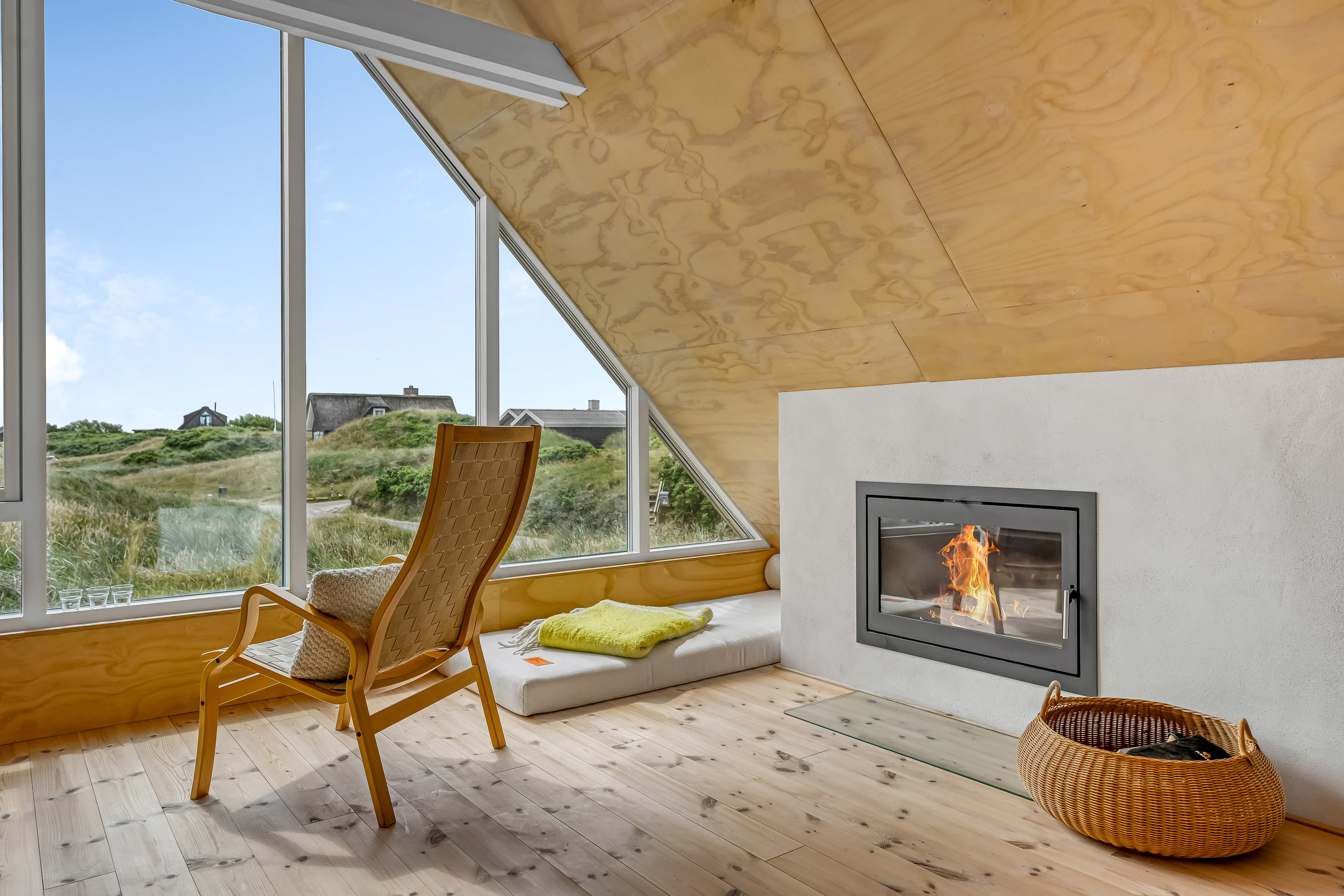 Fremhævet stue billede i fuldskærmstilstand. Billede af Slunden 110, Rindby Strand, 6720 Fanø