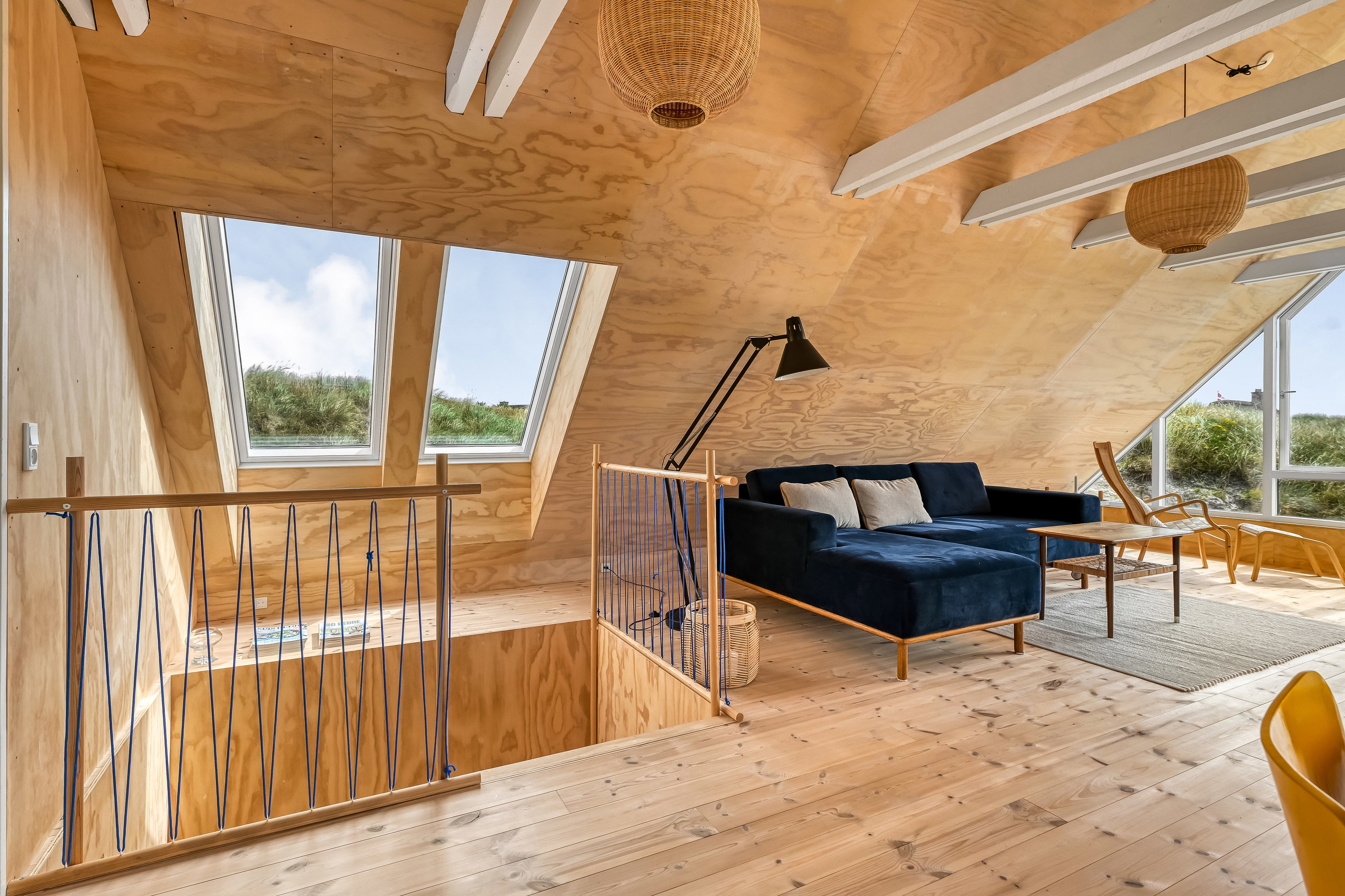 Fremhævet stue billede i fuldskærmstilstand. Billede af Slunden 110, Rindby Strand, 6720 Fanø