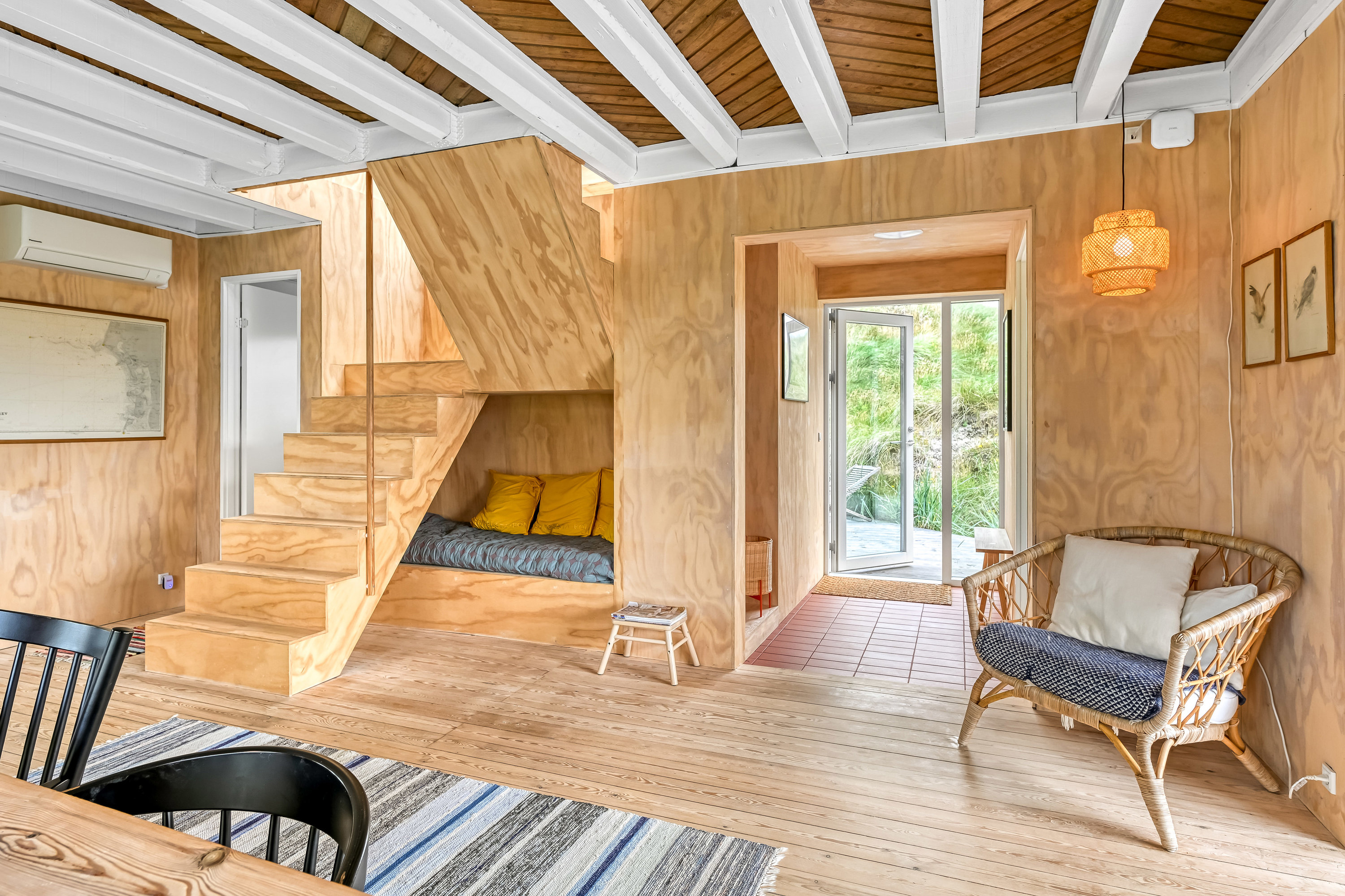 Fremhævet stue billede i fuldskærmstilstand. Billede af Slunden 110, Rindby Strand, 6720 Fanø