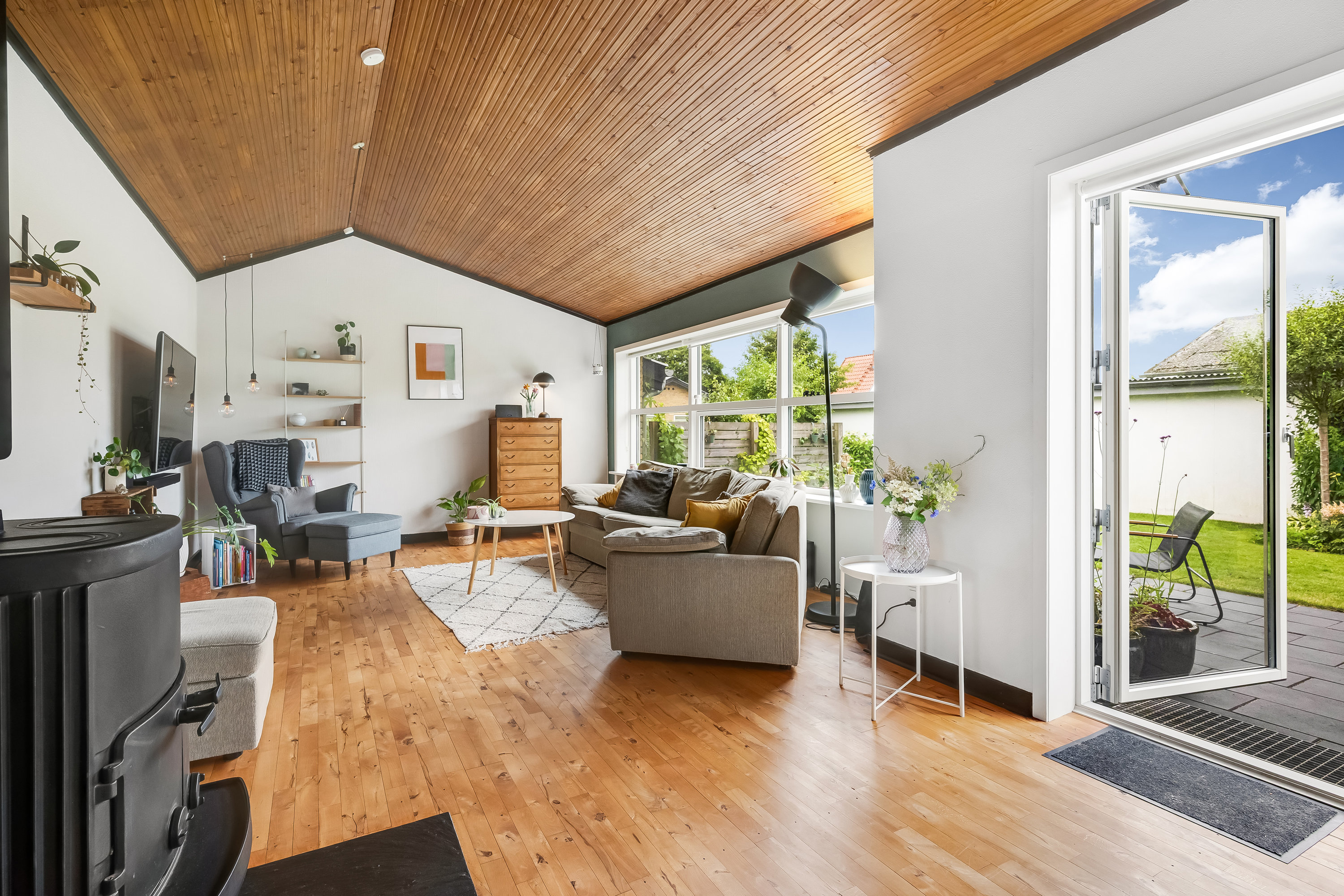 Fremhævet stue billede i fuldskærmstilstand. Billede af Kimsvej 9, 7500 Holstebro