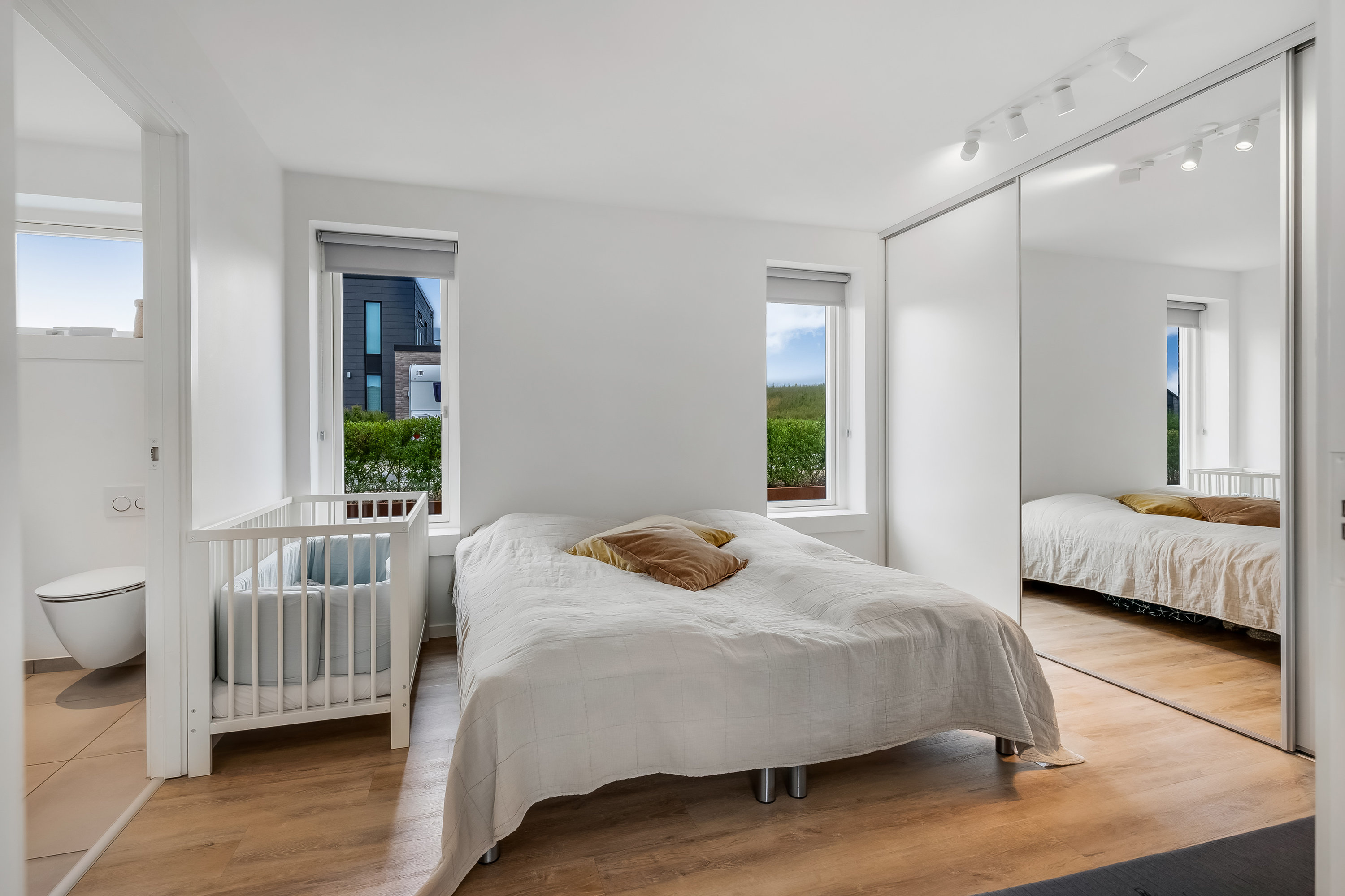 Fremhævet soveværelse billede i fuldskærmstilstand. Billede af Hvalfisken 1, Mejrup, 7500 Holstebro