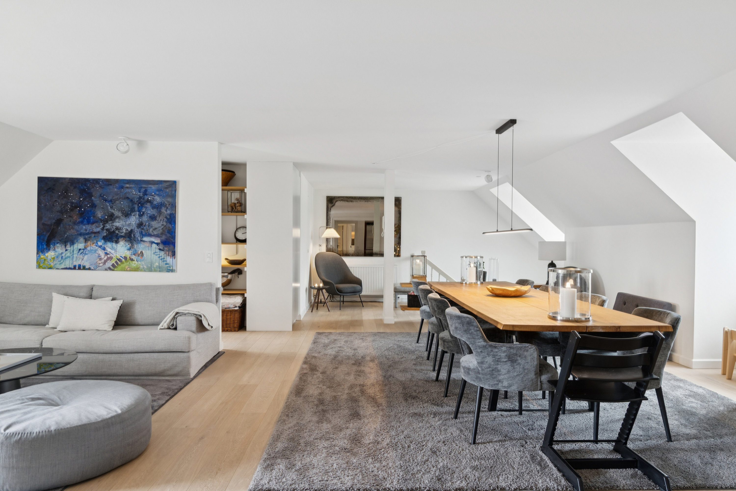 Fremhævet spisestue billede i fuldskærmstilstand. Billede af Dronningens Vænge 11, 1. mfth., 2800 Kongens Lyngby