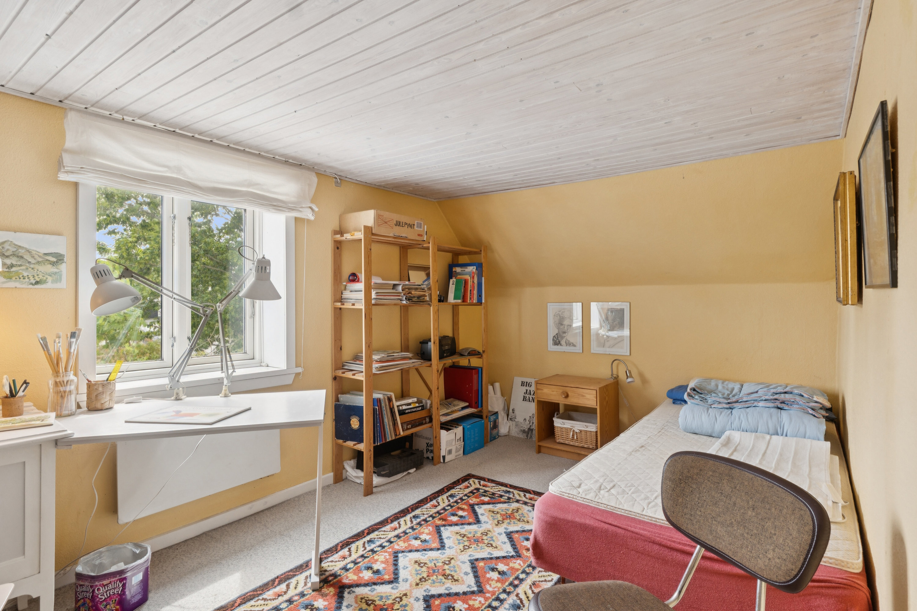 Fremhævet soveværelse billede i fuldskærmstilstand. Billede af Moltkesvej 37, 4690 Haslev