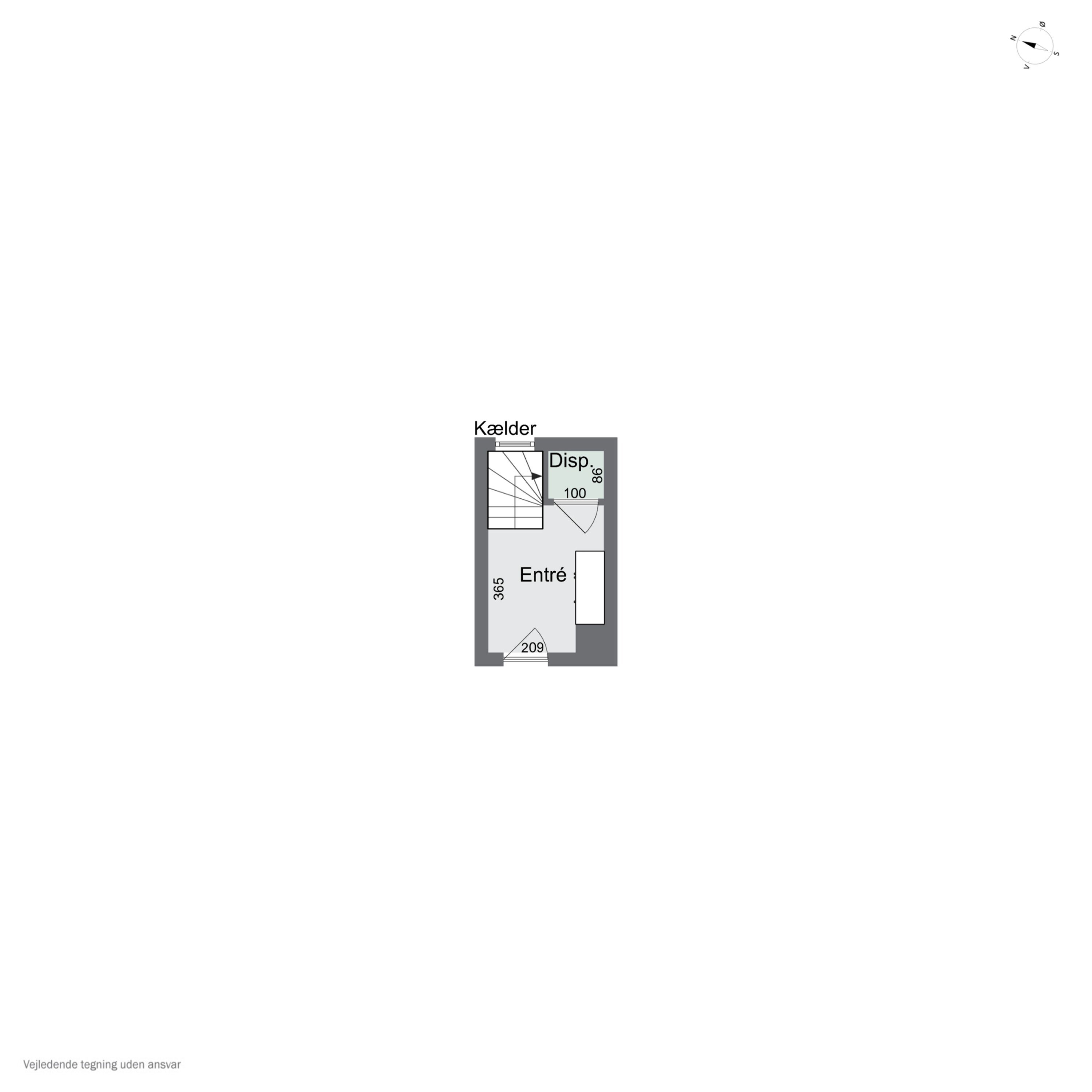 Plantegninger billede af Dronningens Vænge 11, 1. mfth., 2800 Kongens Lyngby