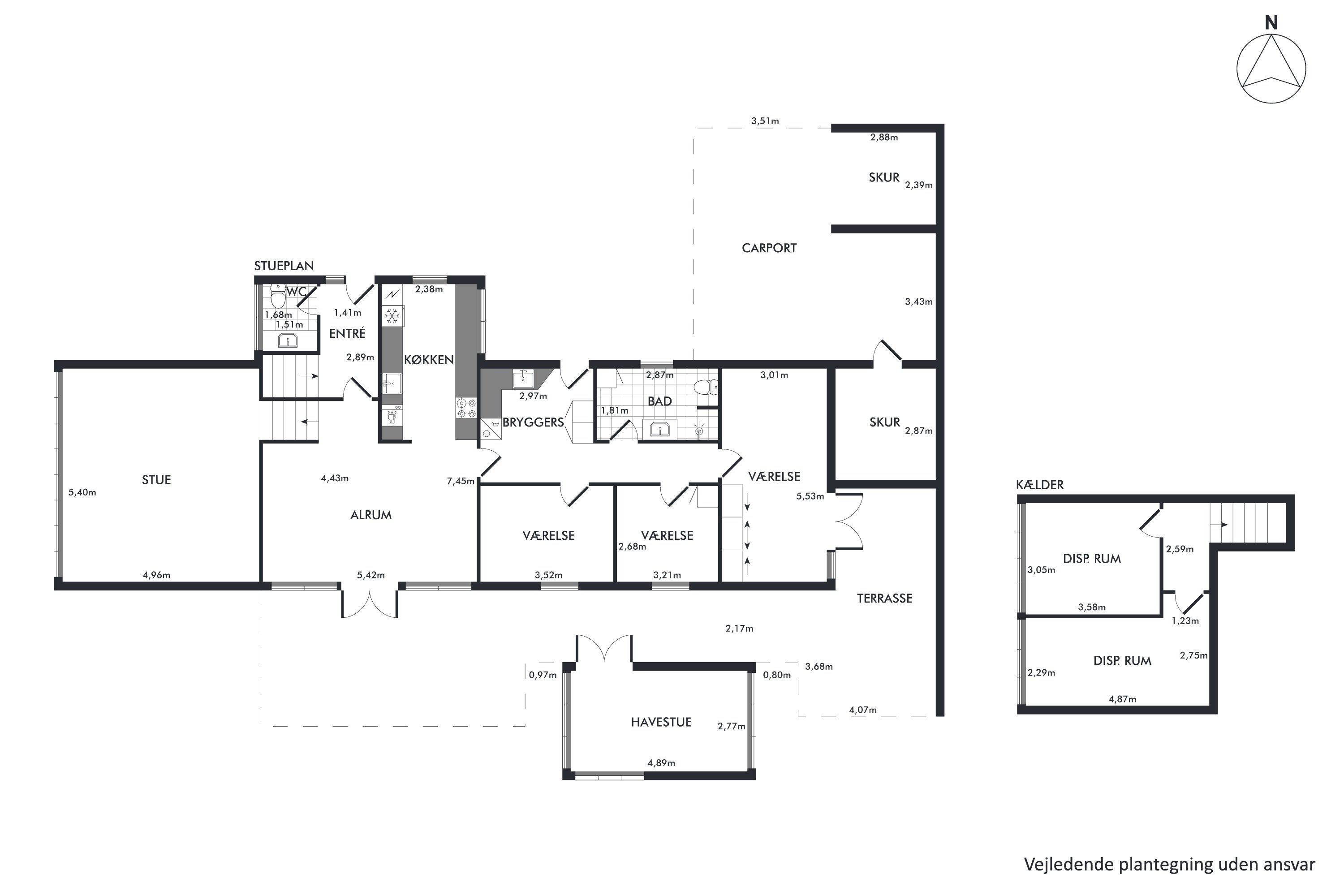 Plantegninger billede af Fjordvænget 60, 8832 Skals