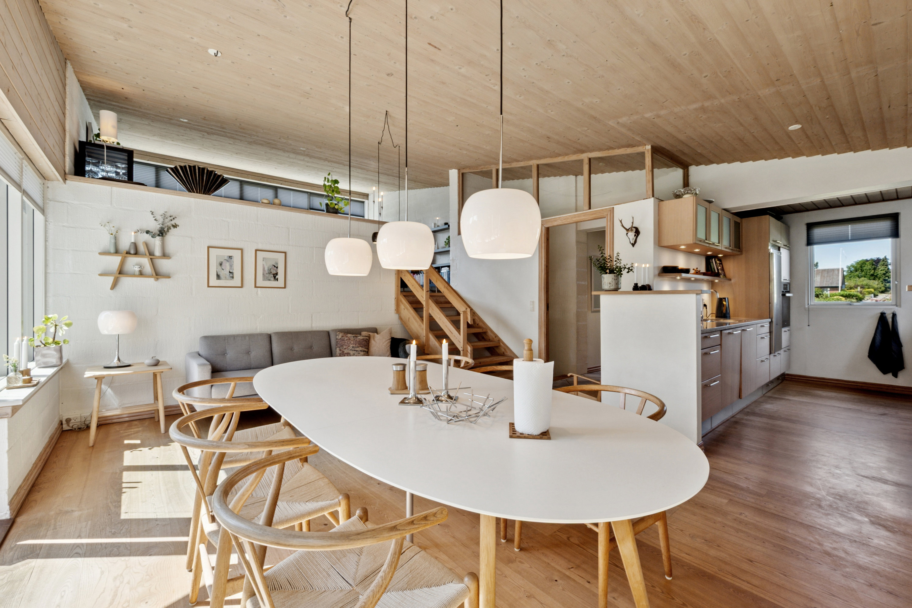 Fremhævet køkken billede i fuldskærmstilstand. Billede af Fjordvænget 60, 8832 Skals