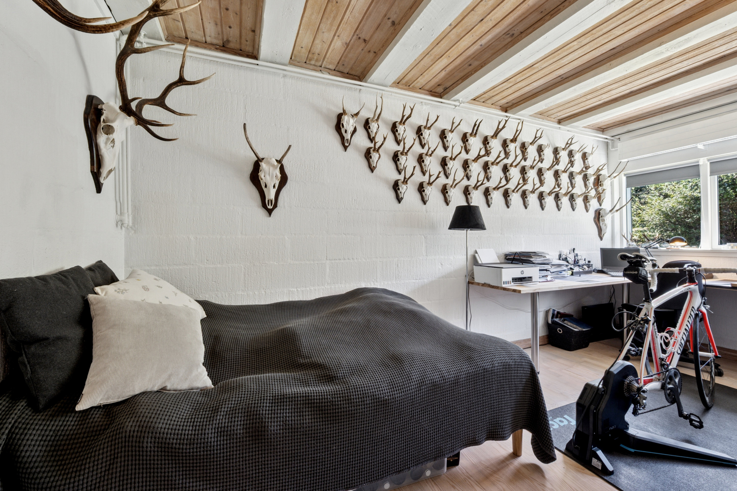 Fremhævet stue billede i fuldskærmstilstand. Billede af Fjordvænget 60, 8832 Skals