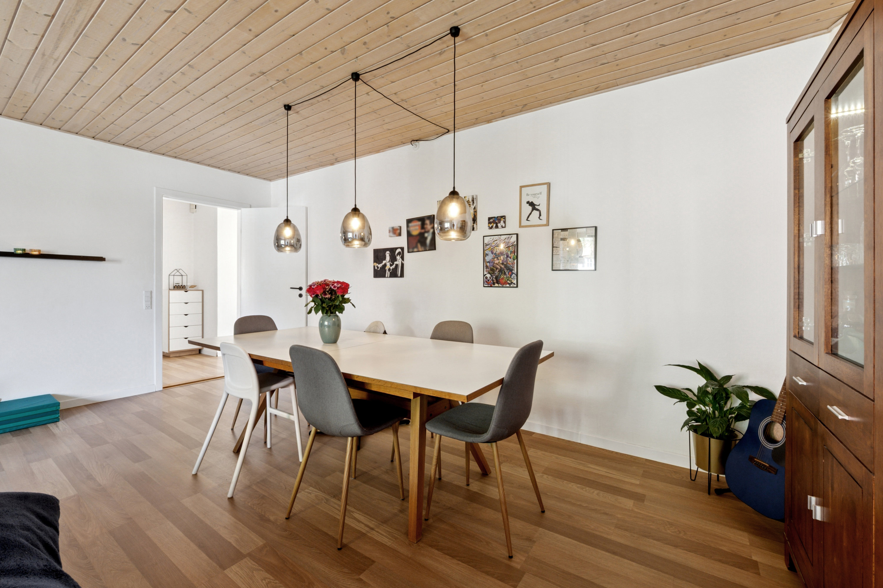 Fremhævet spisestue billede i fuldskærmstilstand. Billede af Reberbanen 26, 1. 2., 8800 Viborg