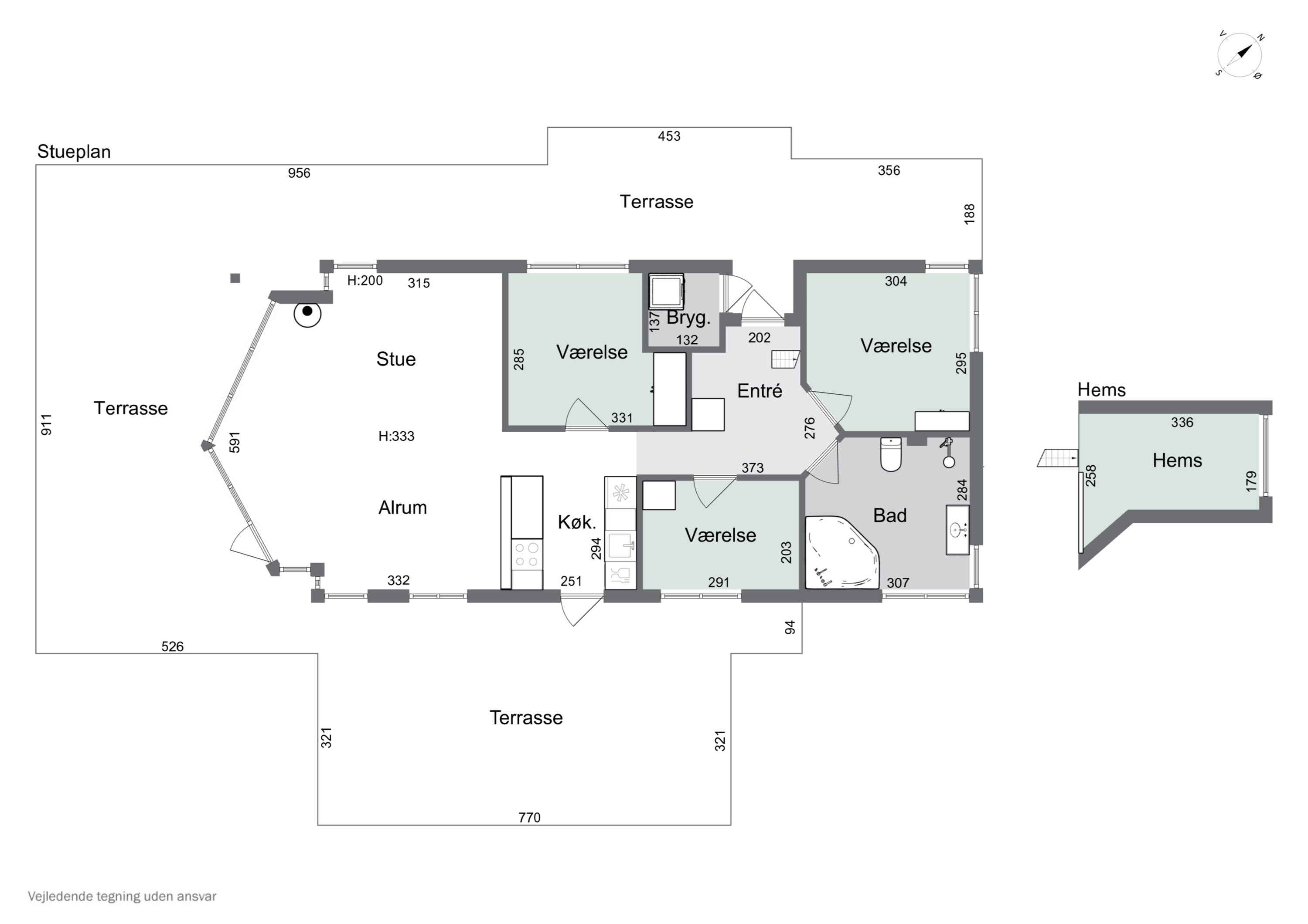 Plantegninger billede af Toftegårdsvej 34C, Hasle, 3790 Hasle