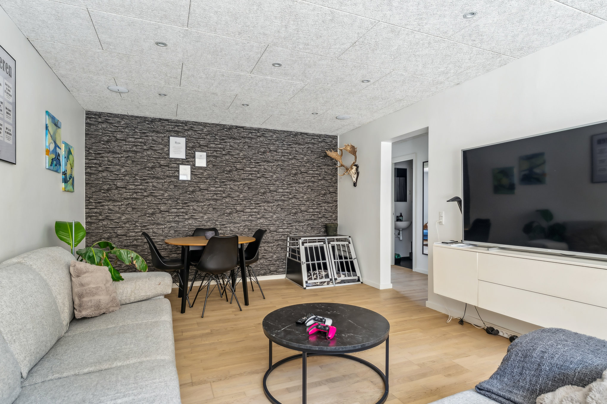 Fremhævet stue billede i fuldskærmstilstand. Billede af Mariagervej 42, st.., 8900 Randers C