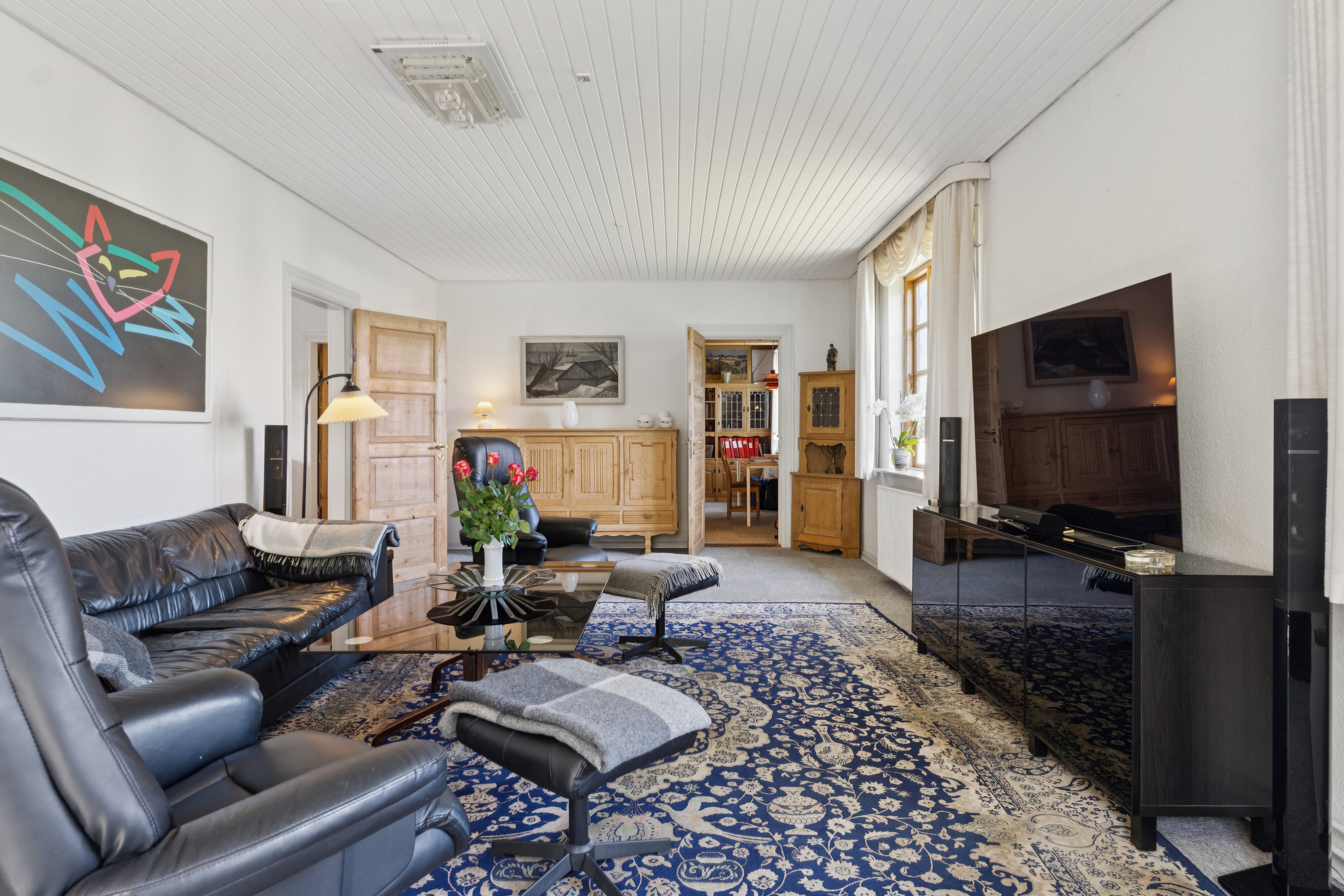 Fremhævet stue billede i fuldskærmstilstand. Billede af Grønnegyden 49, Stige, 5270 Odense N