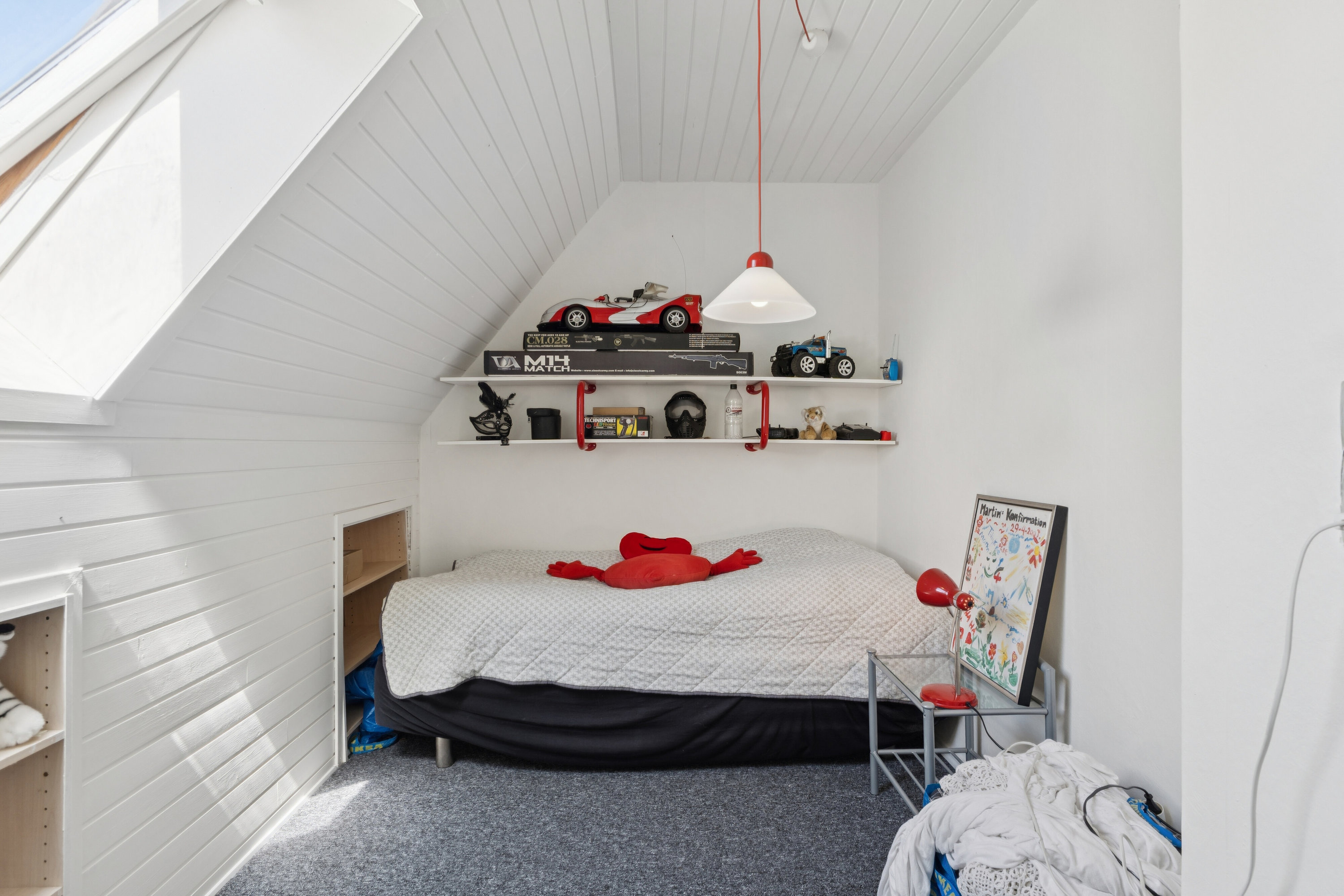 Fremhævet soveværelse billede i fuldskærmstilstand. Billede af Grønnegyden 49, Stige, 5270 Odense N