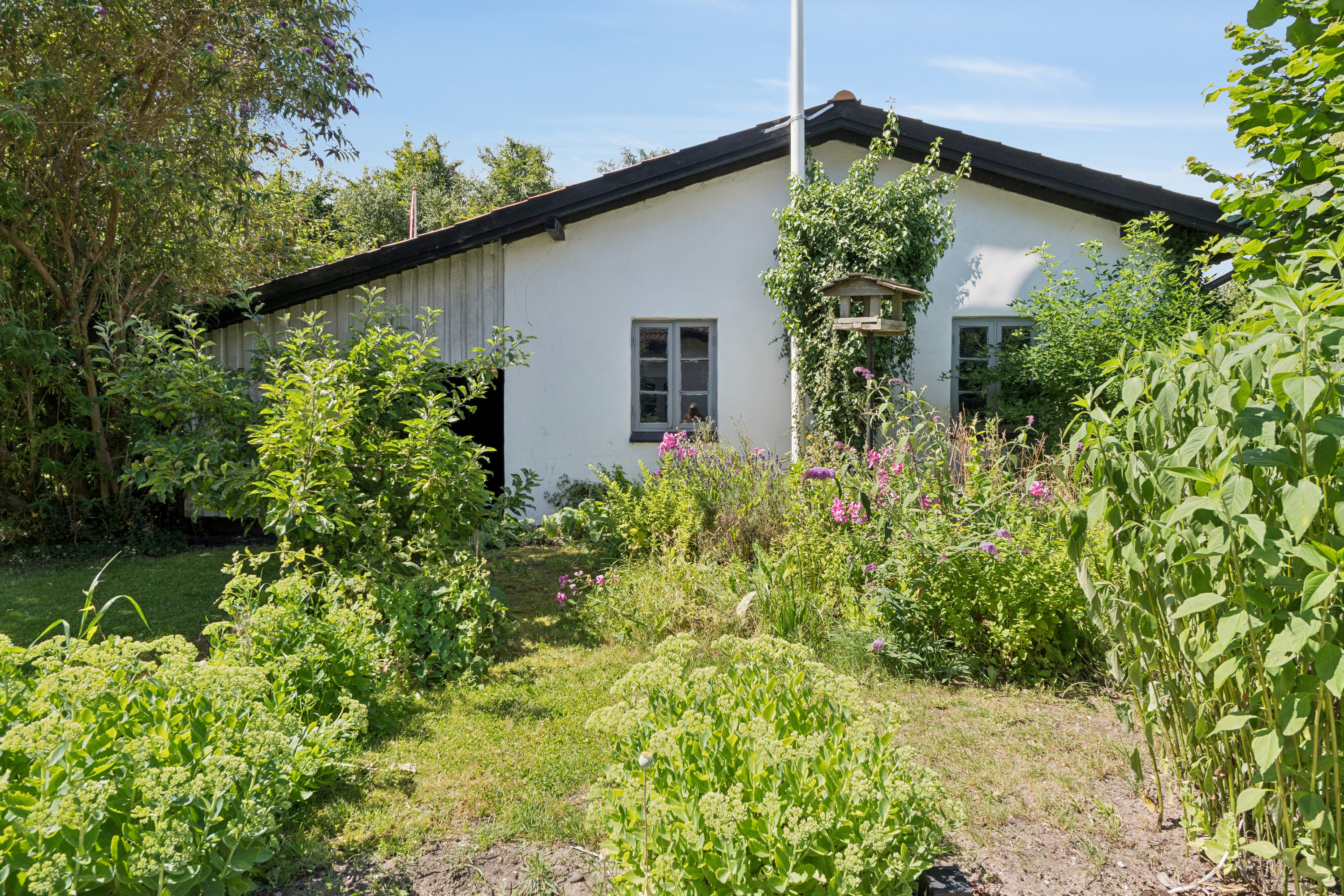 Fremhævet set fra haven billede i fuldskærmstilstand. Billede af Grønnegyden 49, Stige, 5270 Odense N