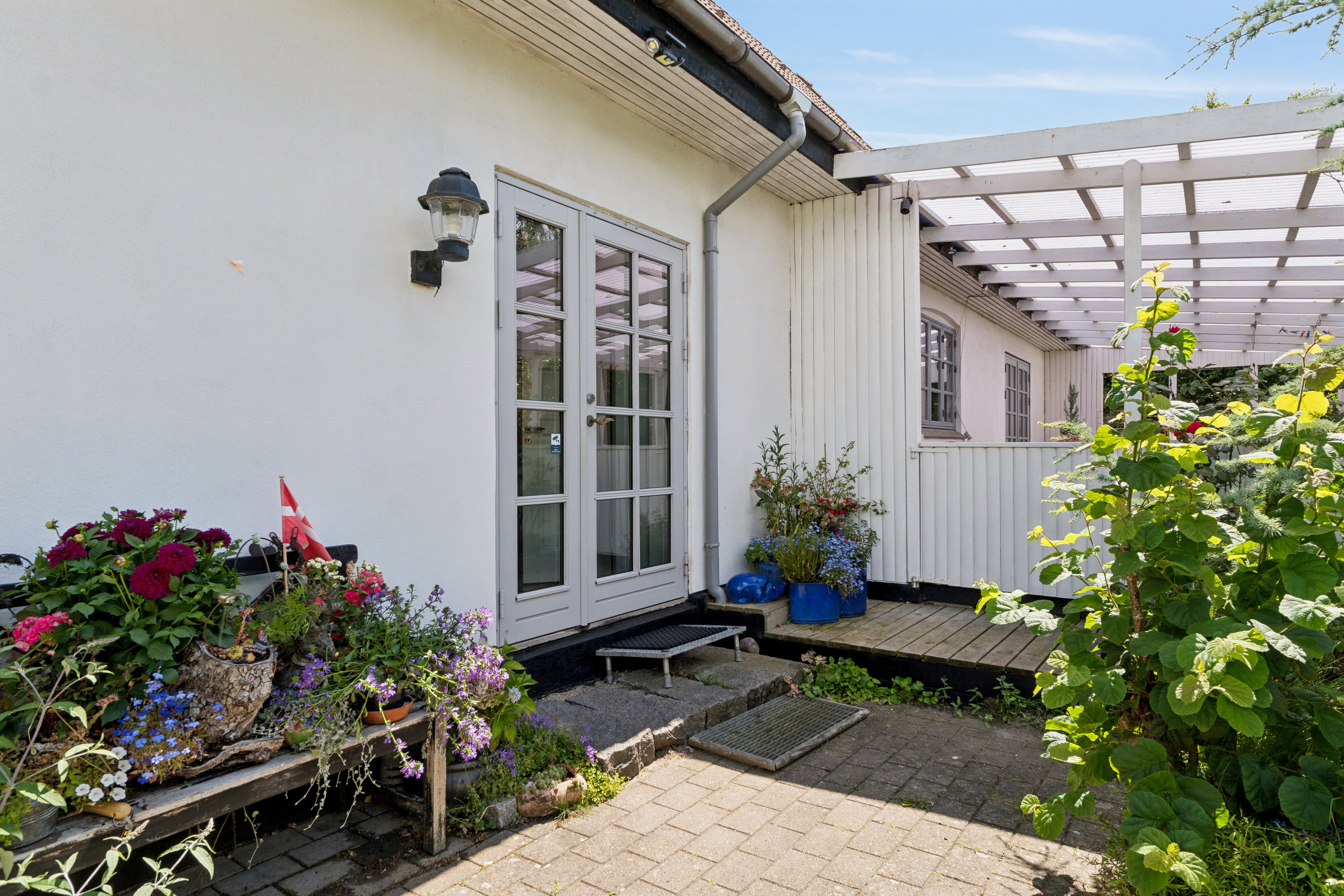 Fremhævet set fra haven billede i fuldskærmstilstand. Billede af Grønnegyden 49, Stige, 5270 Odense N