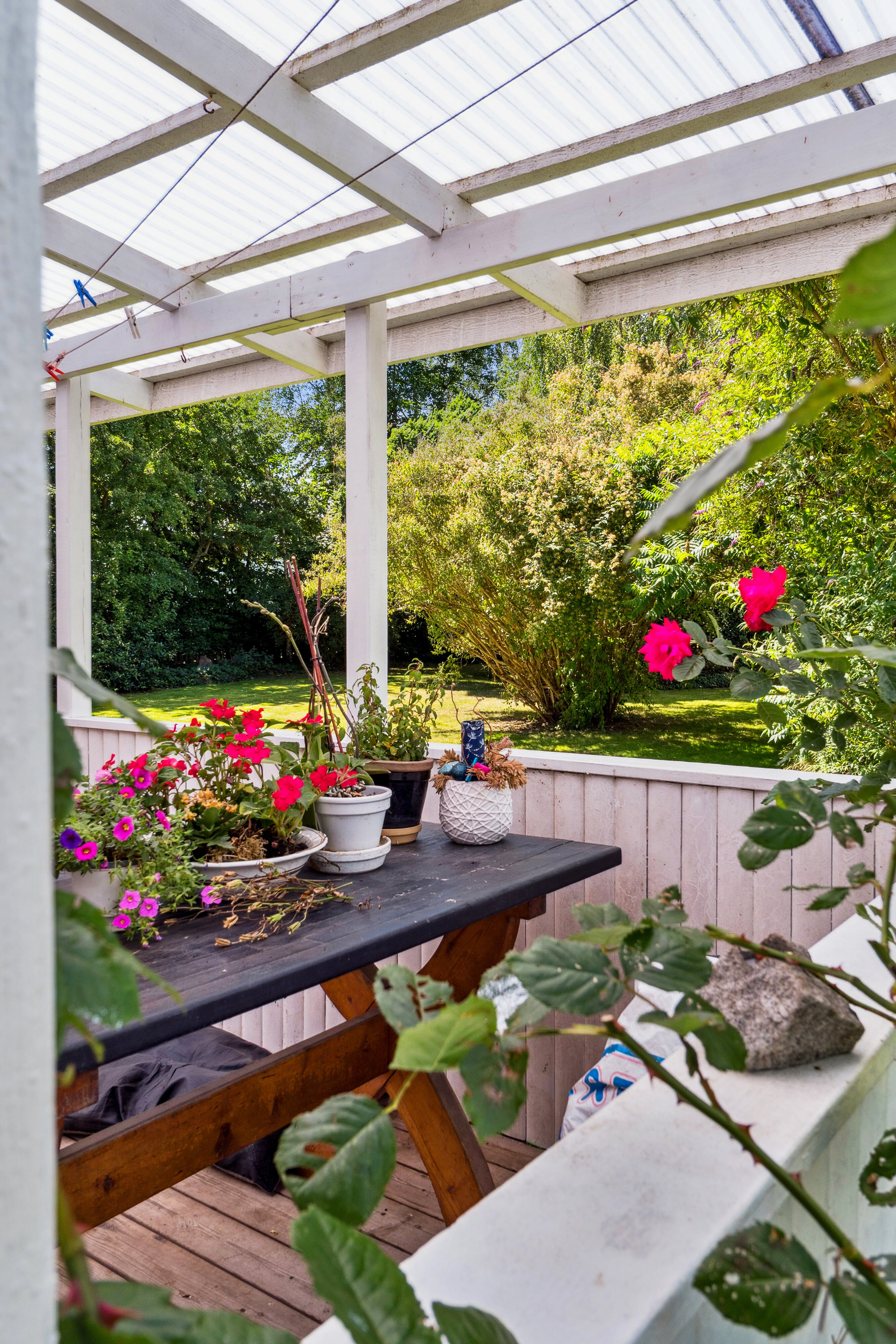 Fremhævet terrasse billede i fuldskærmstilstand. Billede af Grønnegyden 49, Stige, 5270 Odense N