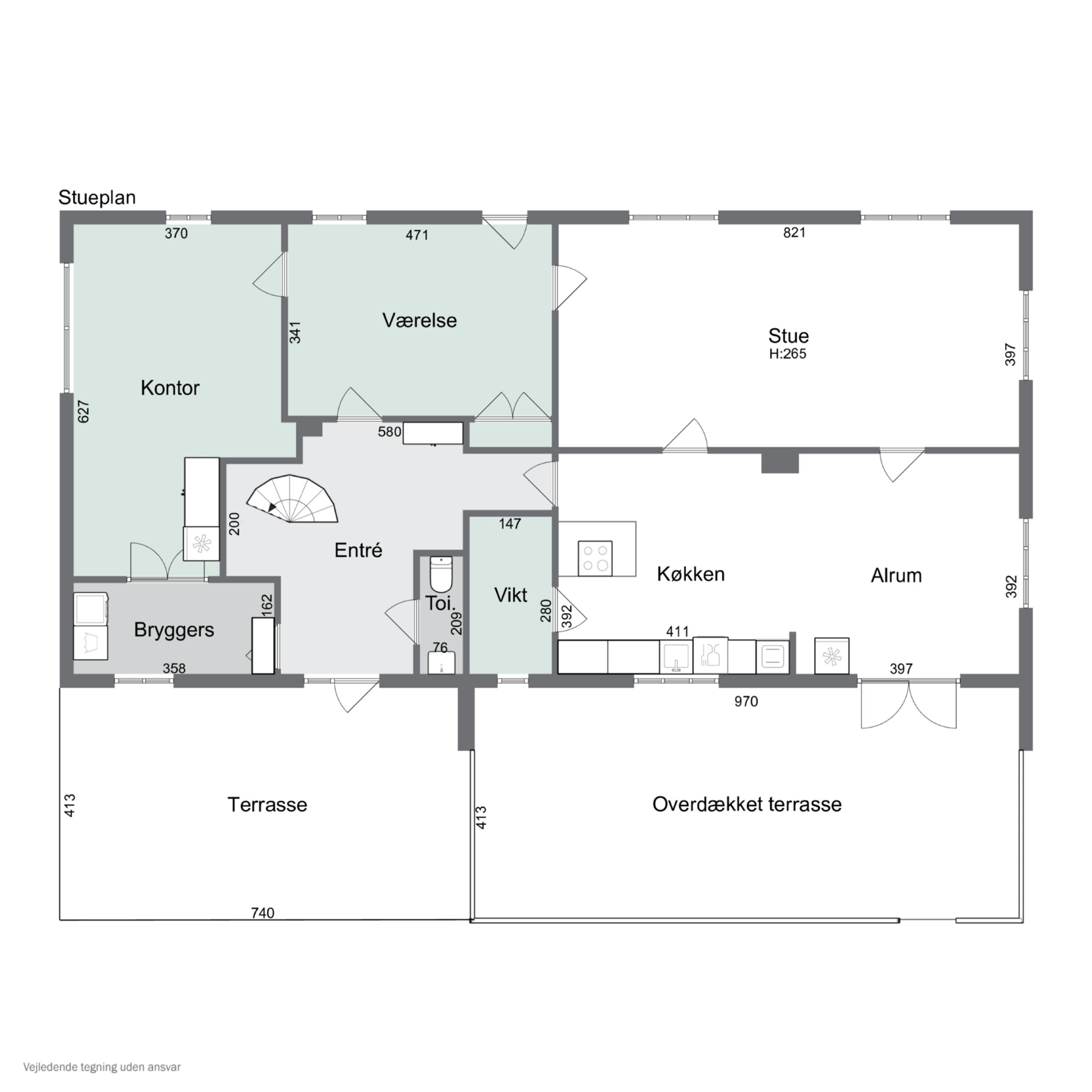Plantegninger billede af Grønnegyden 49, Stige, 5270 Odense N