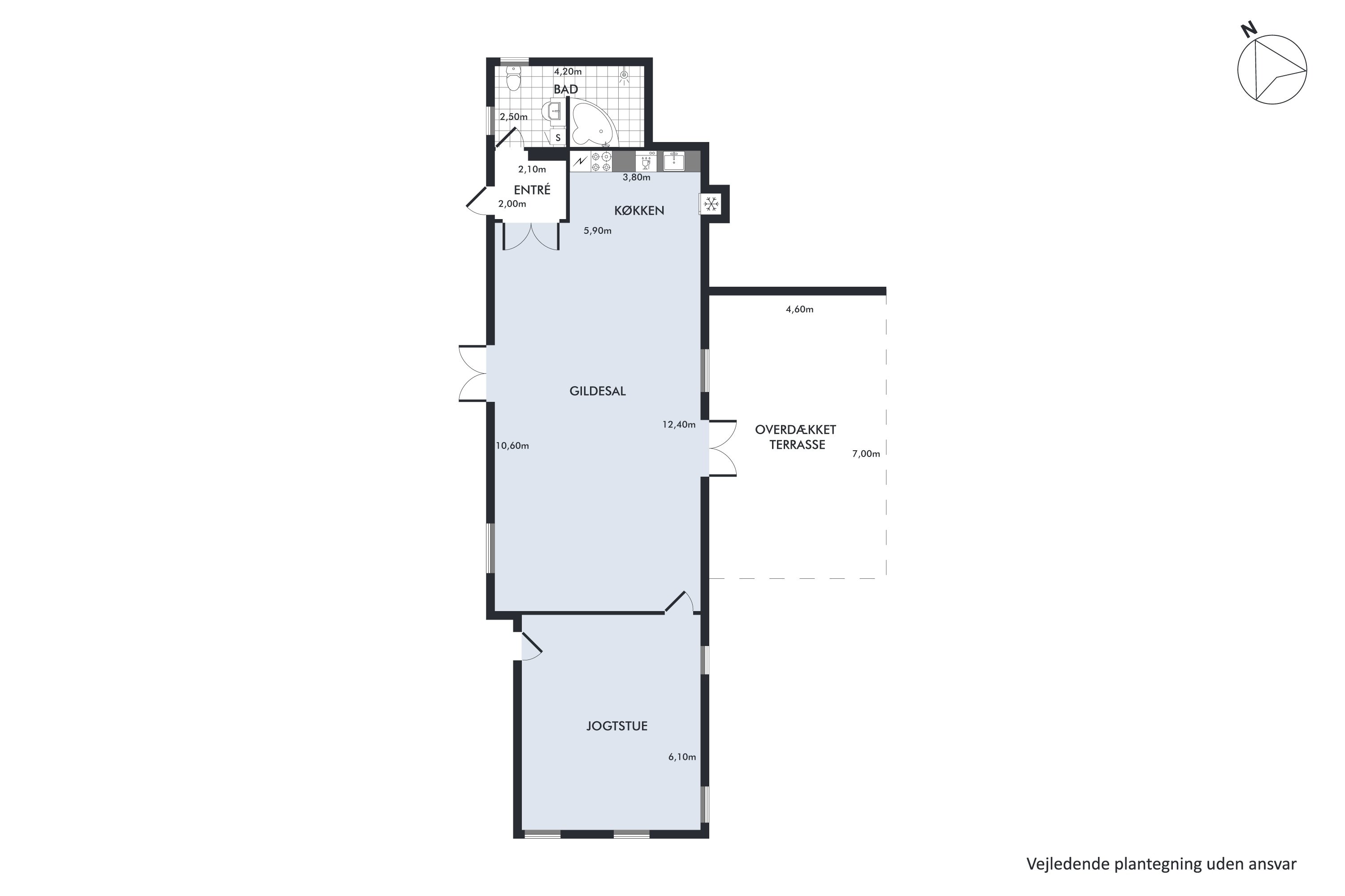 Plantegninger billede af Nakke Nord 74, Nakke, 4500 Nykøbing Sj