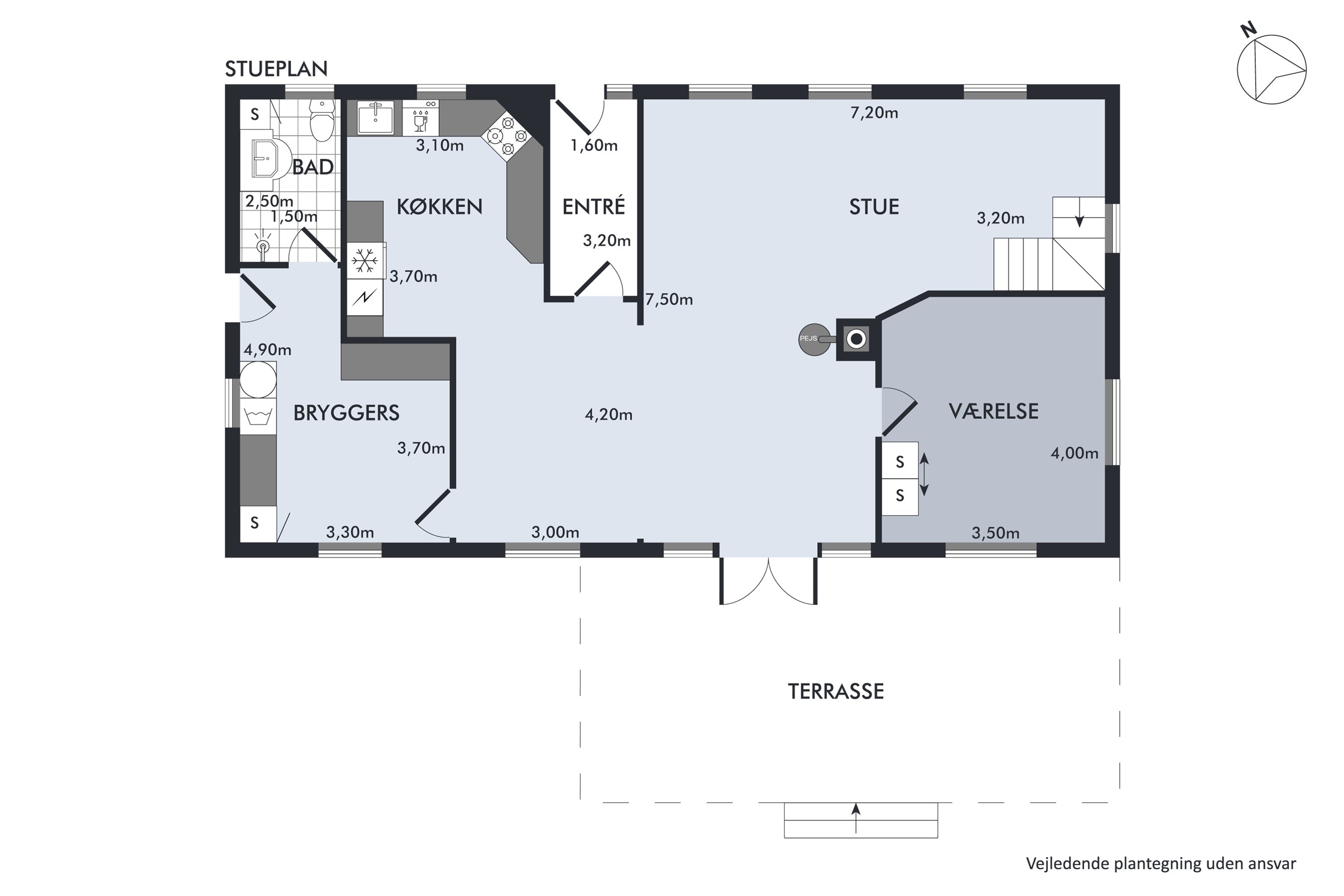 Plantegninger billede af Nakke Nord 74, Nakke, 4500 Nykøbing Sj
